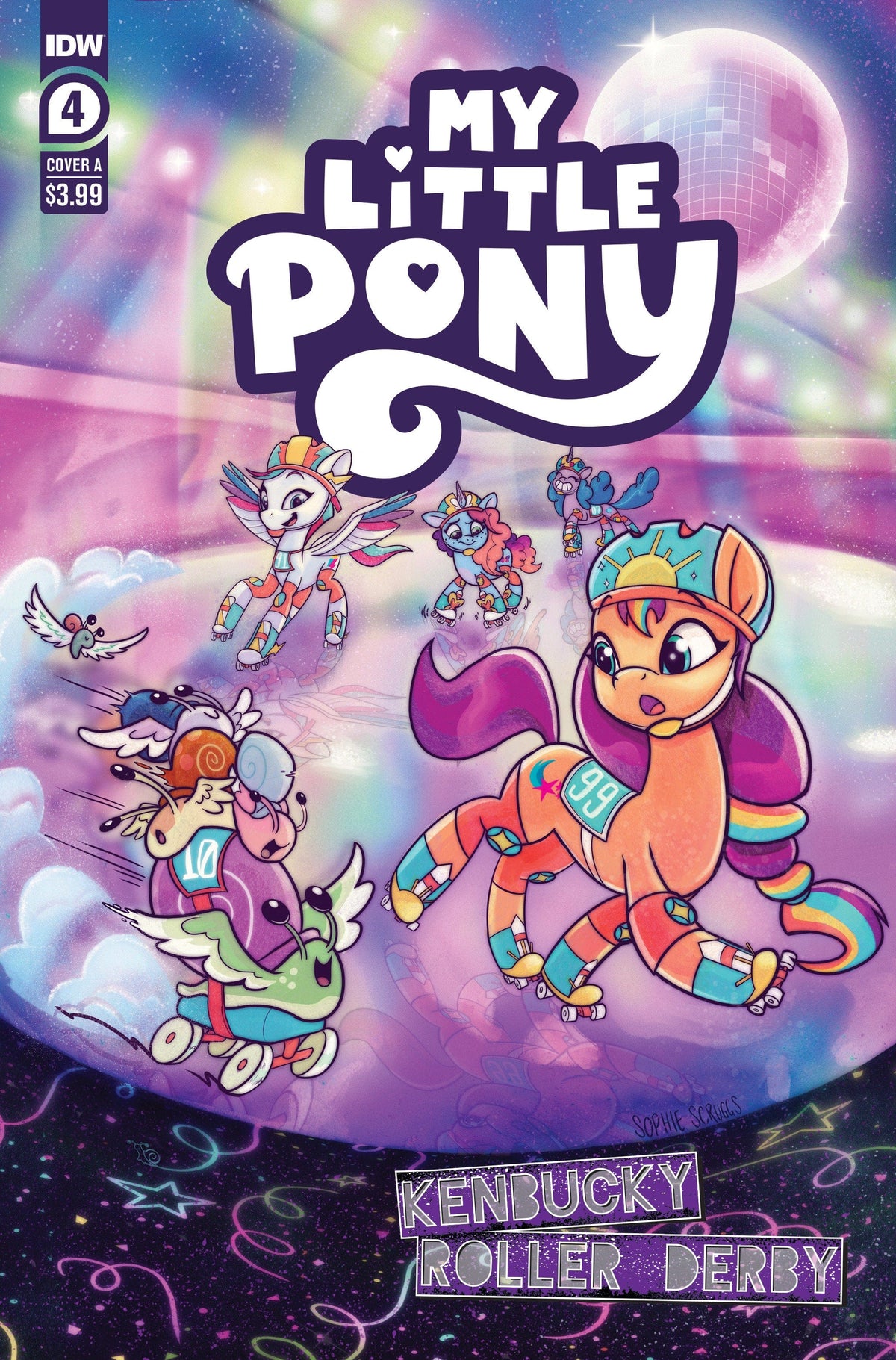 IDW-PRH Comic Books MLP KENBUCKY ROLLER DERBY #4 CVR A SCRUGGS 82771403262800411 MAR241154