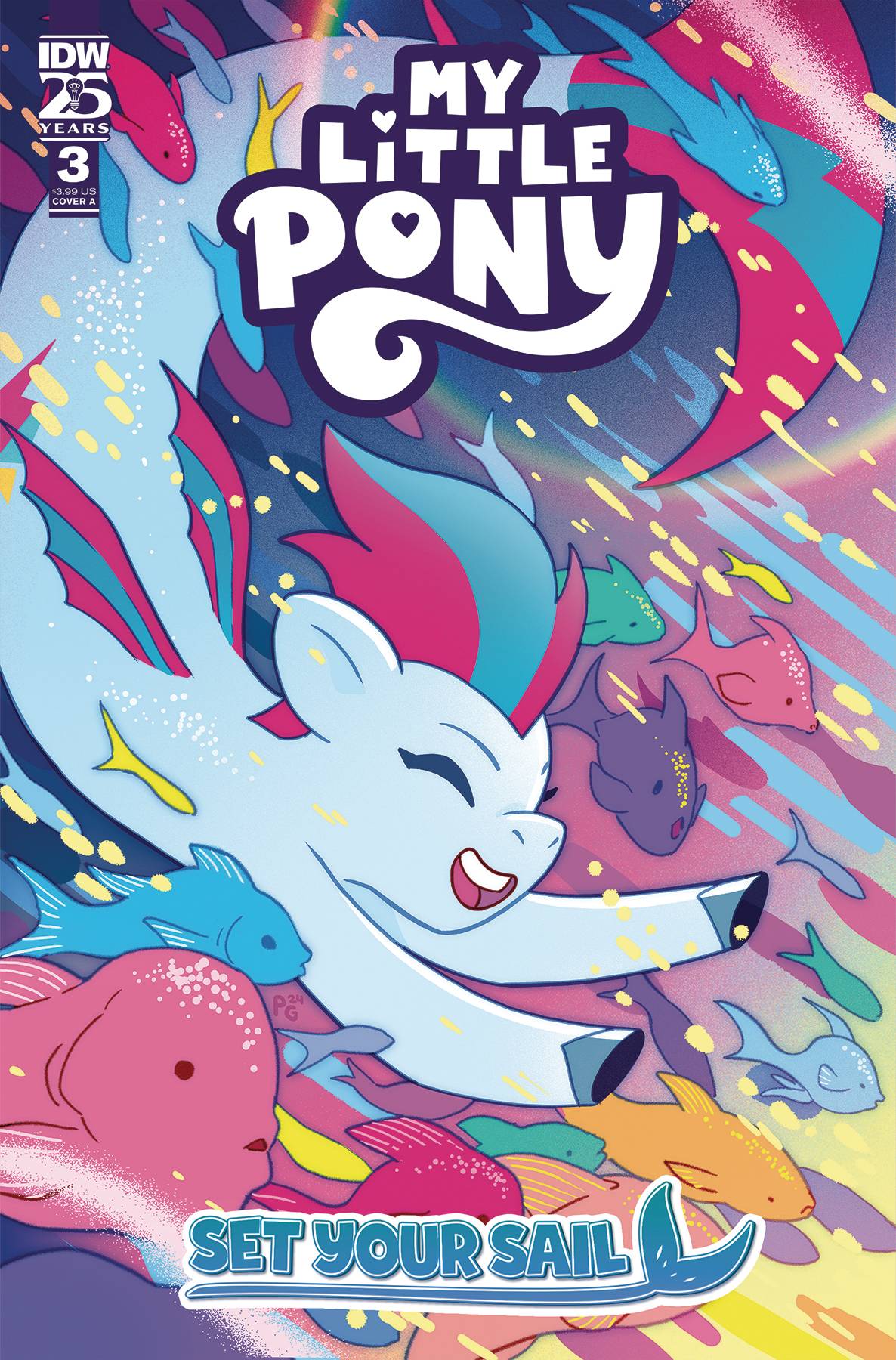 IDW-PRH Comic Books MY LITTLE PONY SET YOUR SAIL #3 CVR A GANUCHEAU 82771403286400311 APR241128