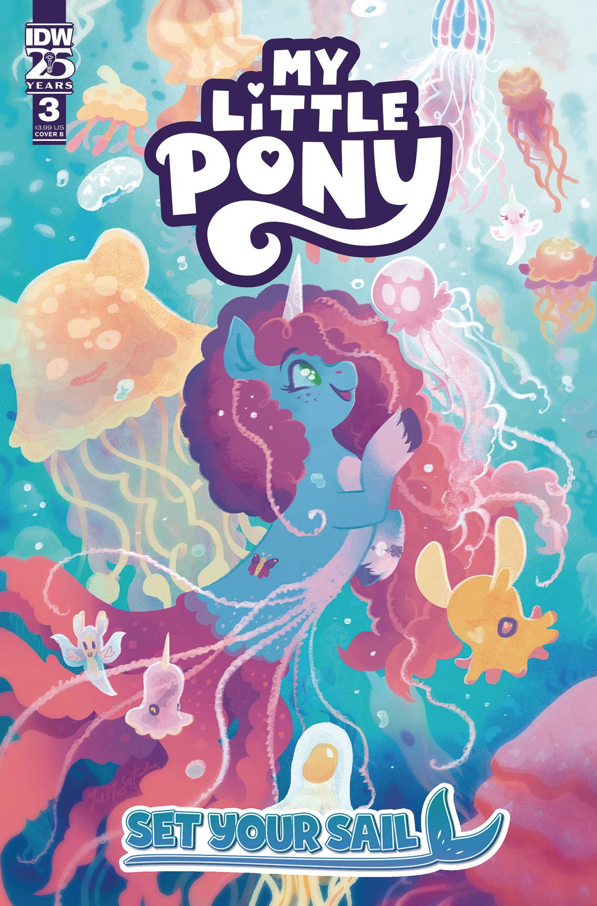 IDW-PRH Comic Books MY LITTLE PONY SET YOUR SAIL #3 CVR B JUSTASUTA 82771403286400321 APR241129