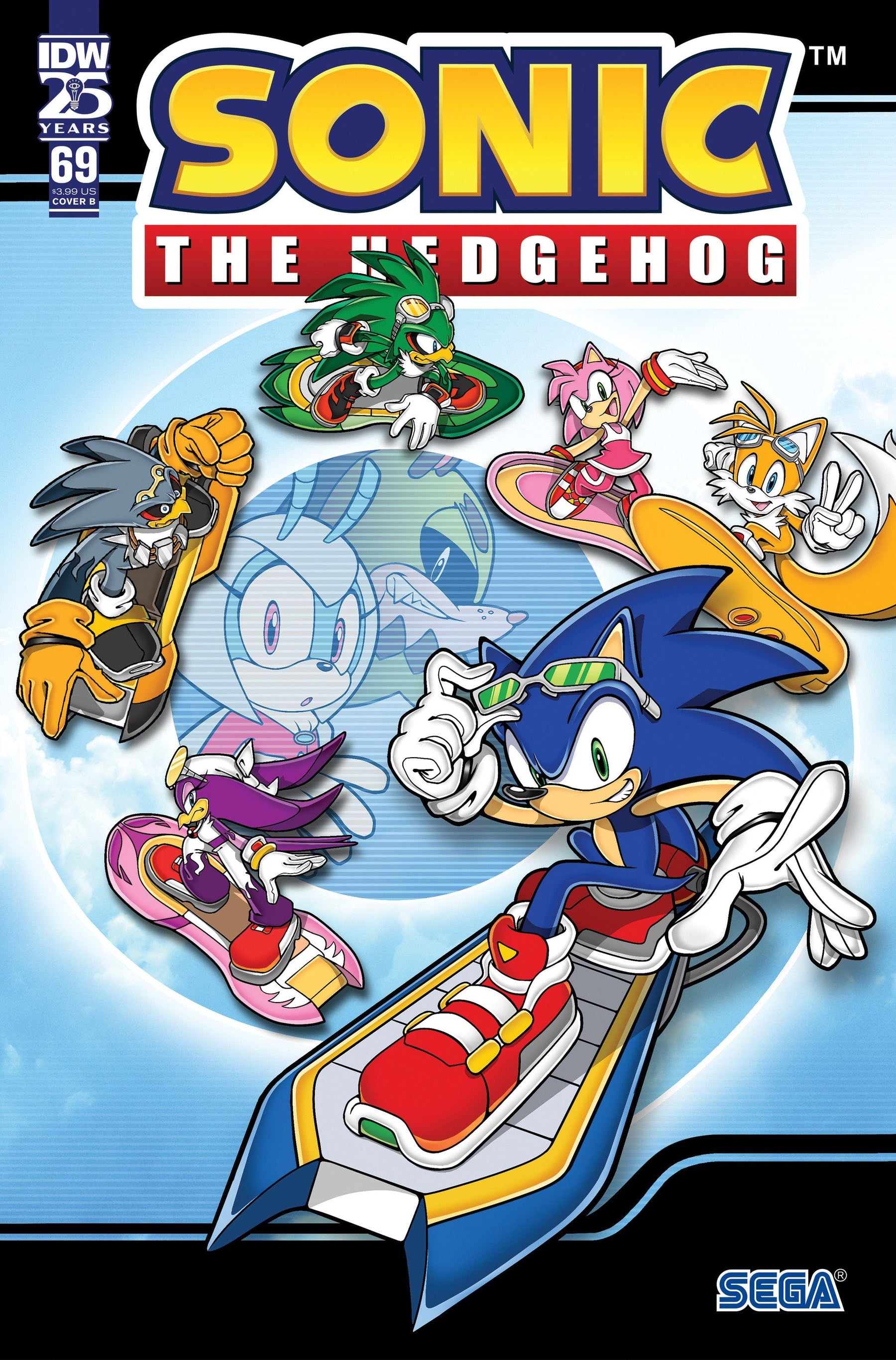 SONIC THE HEDGEHOG #69 CVR B CURRY