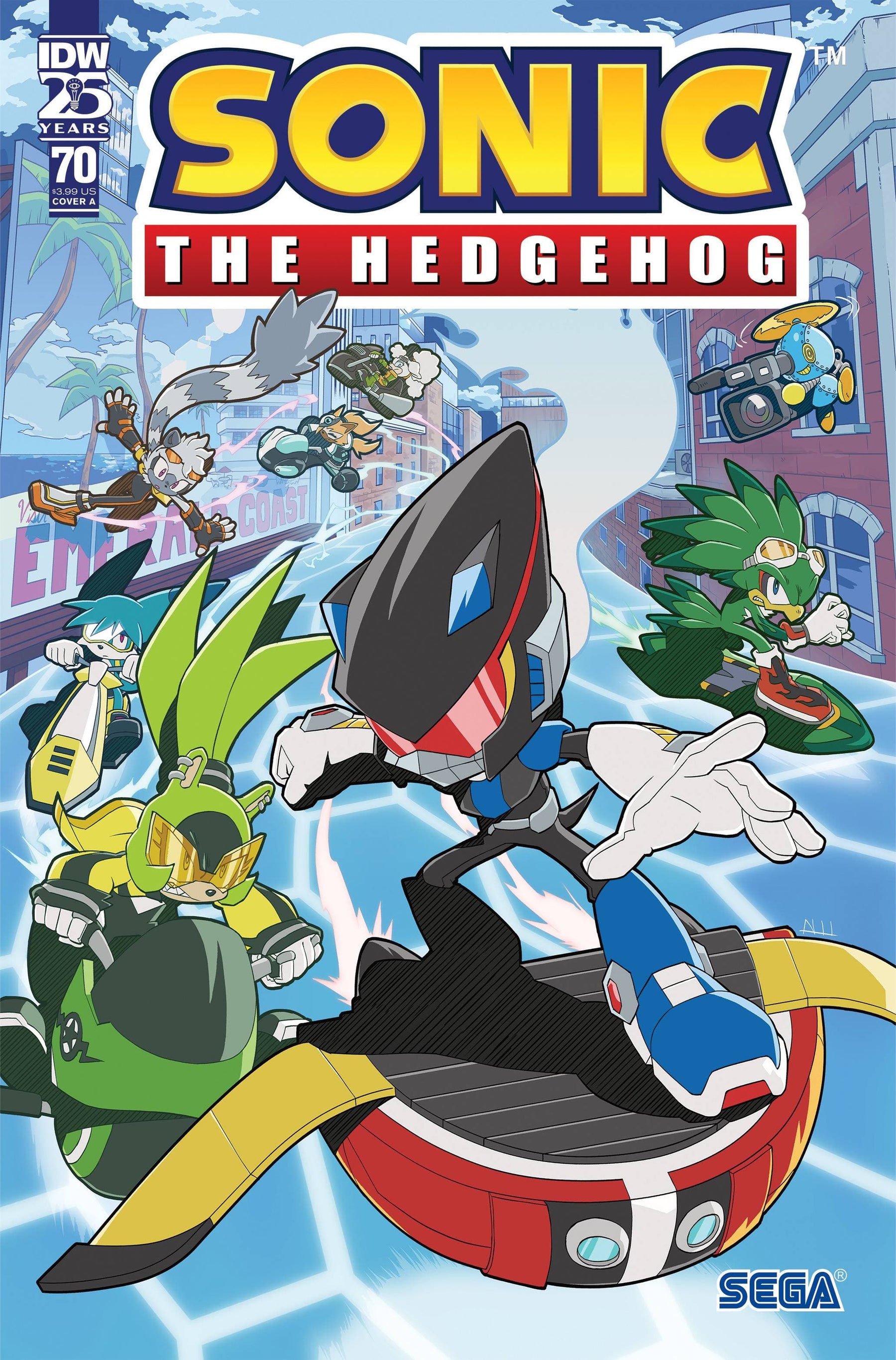 SONIC THE HEDGEHOG #70 CVR A HAMMERSTROM