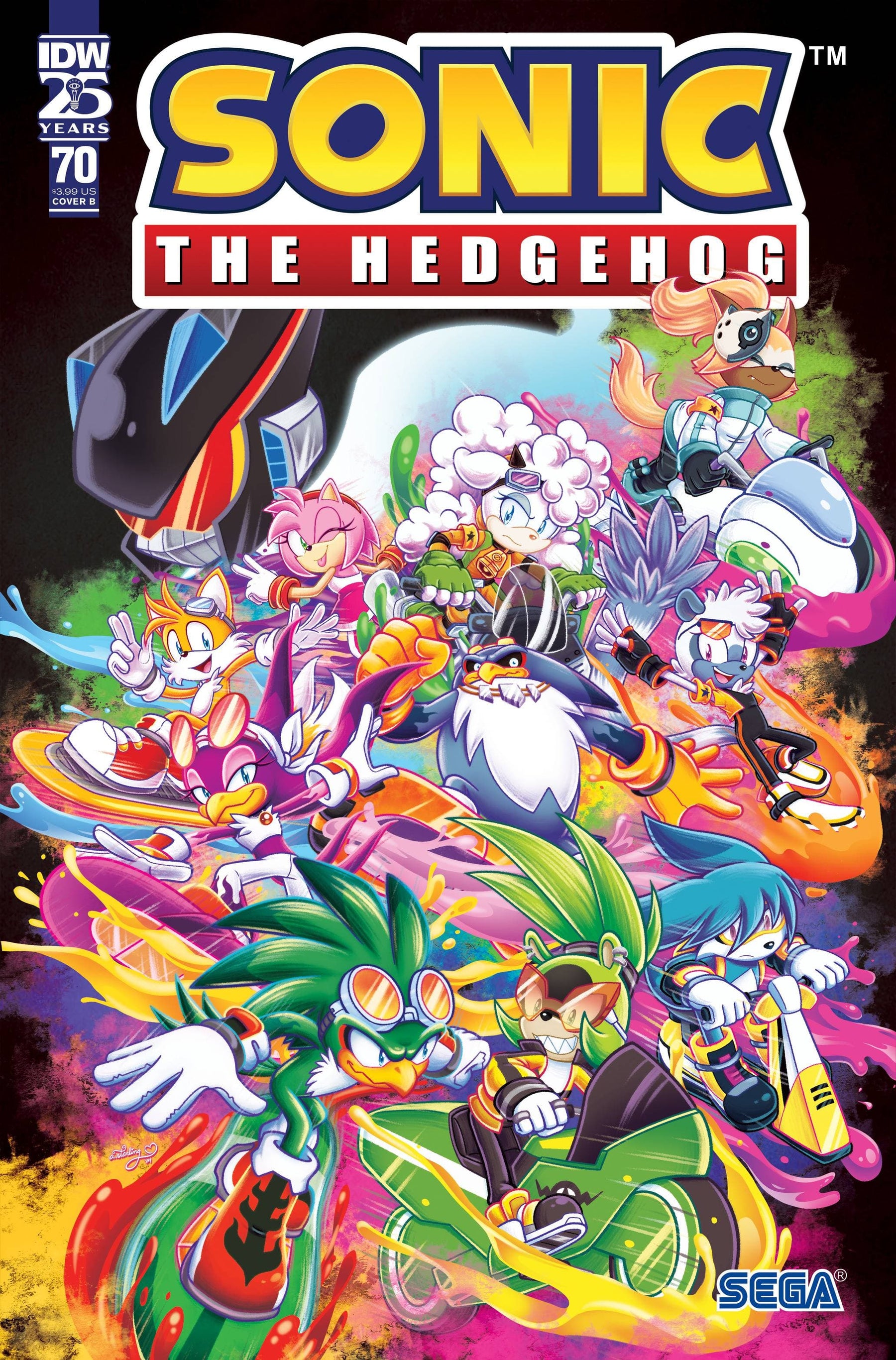 SONIC THE HEDGEHOG #70 CVR B STARLING