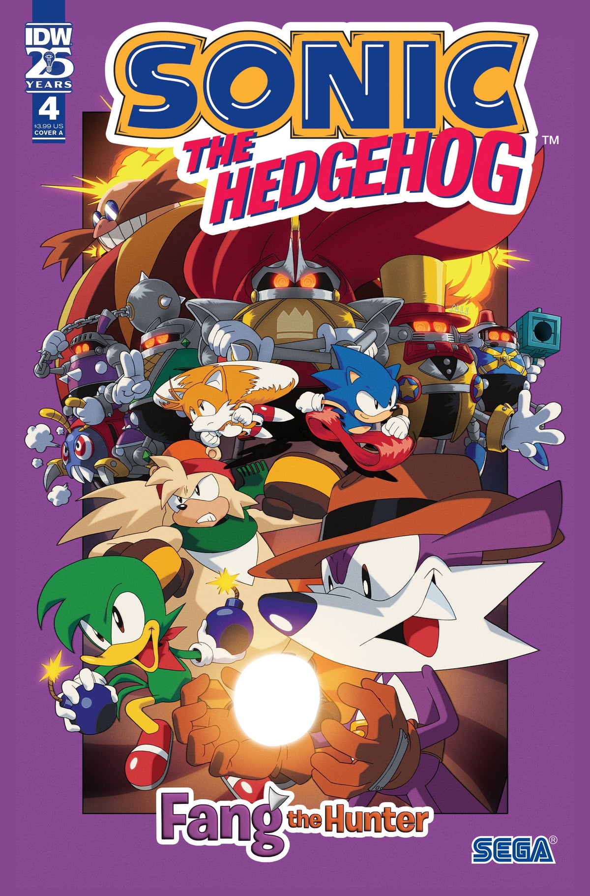 IDW-PRH Comic Books SONIC THE HEDGEHOG FANG HUNTER #4 CVR A HAMMERSTROM 82771403263500411 FEB241044