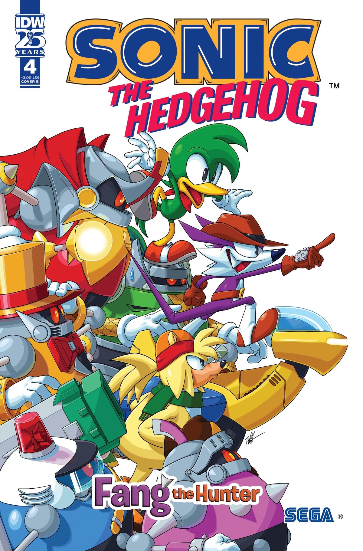 IDW-PRH Comic Books SONIC THE HEDGEHOG FANG HUNTER #4 CVR B MCGRATH 82771403263500421 FEB241045