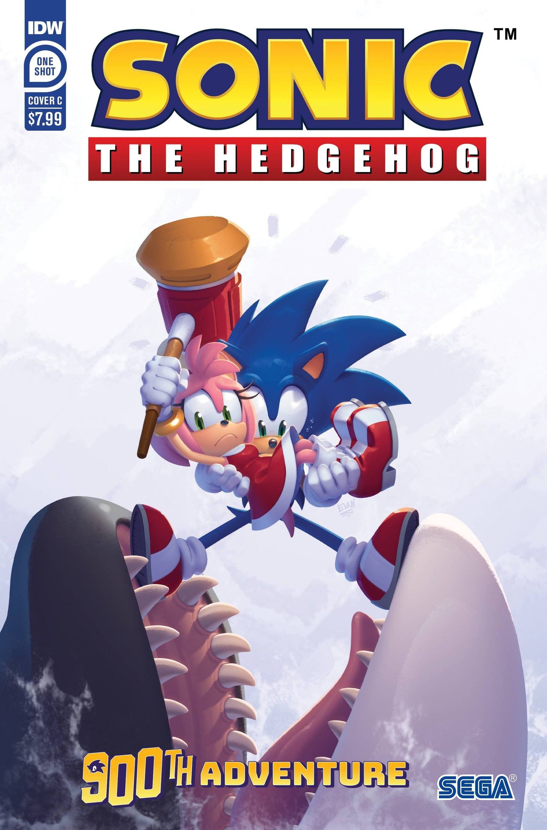 IDW-PRH Comic Books SONIC THE HEDGEHOGS 900TH ADVENTURE CVR C STANLEY 82771403181290031 JUN231451