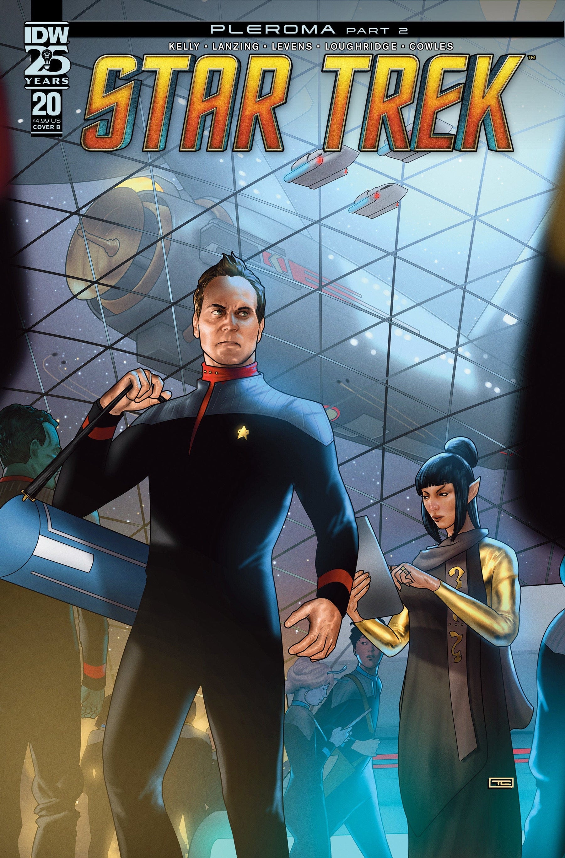 STAR TREK #20 CVR B CLARKE