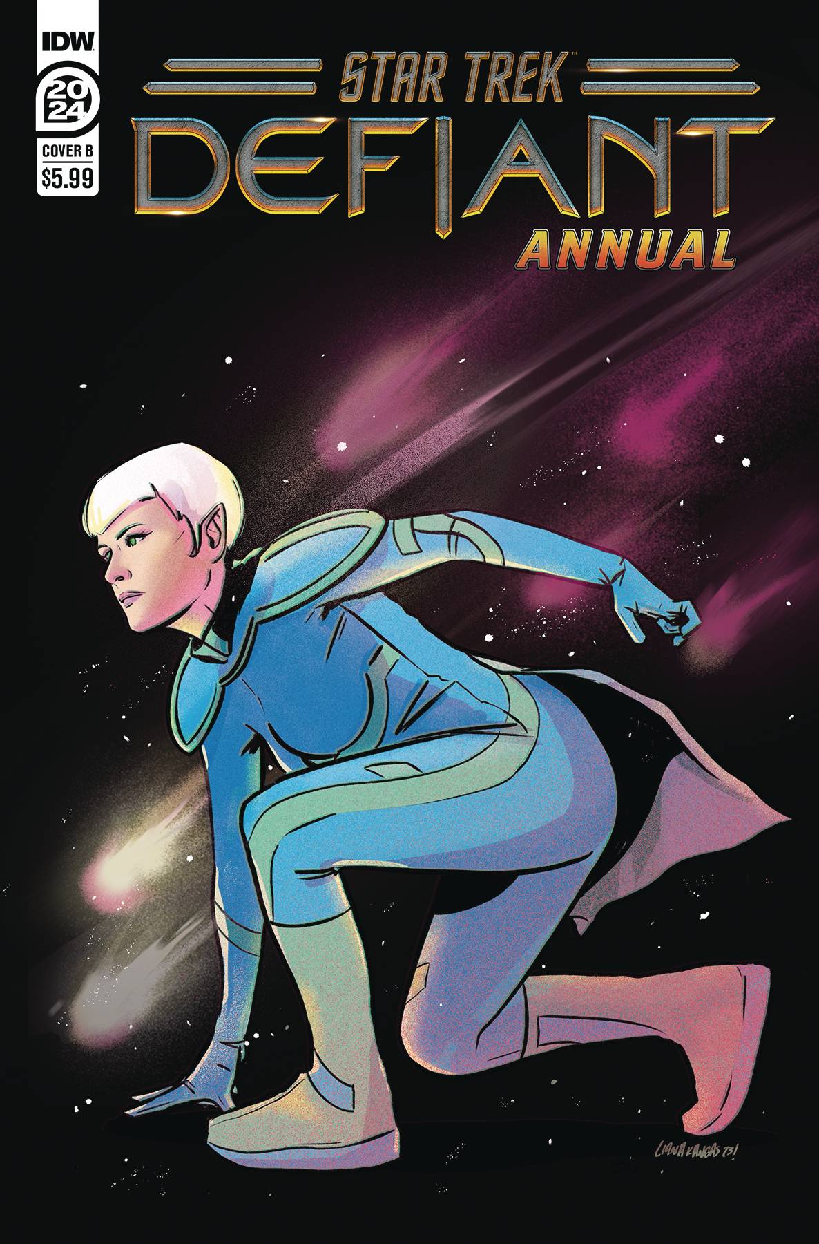 STAR TREK DEFIANT ANNUAL #1 CVR B KANGASIMAGE COVER