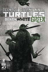 IDW-PRH Comic Books TMNT BLACK WHITE & GREEN #2 CVR B LOVE 82771403298700221 APR241147