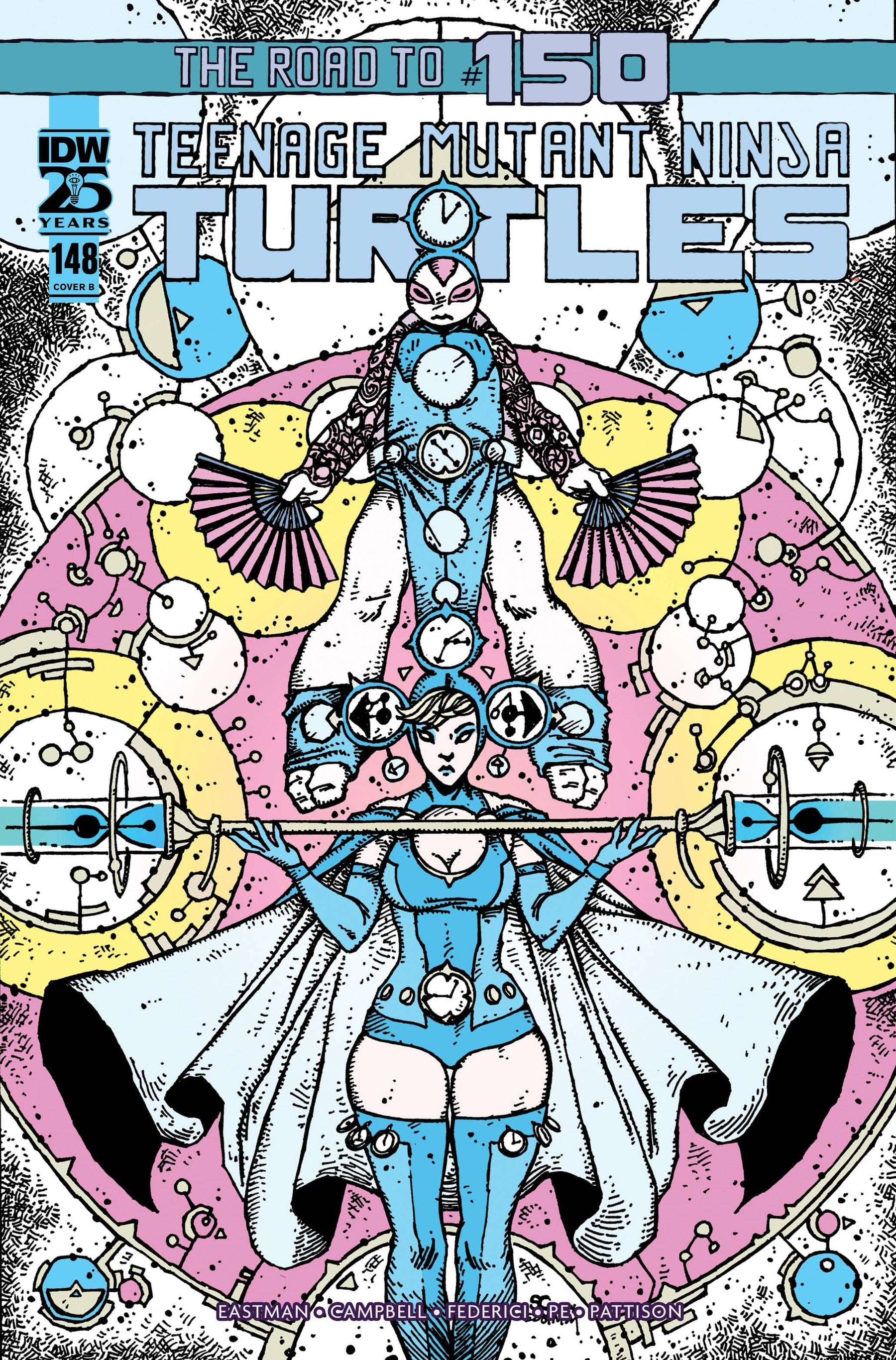 Tmnt Ongoing #148 Cvr B Campbell & Eastman
