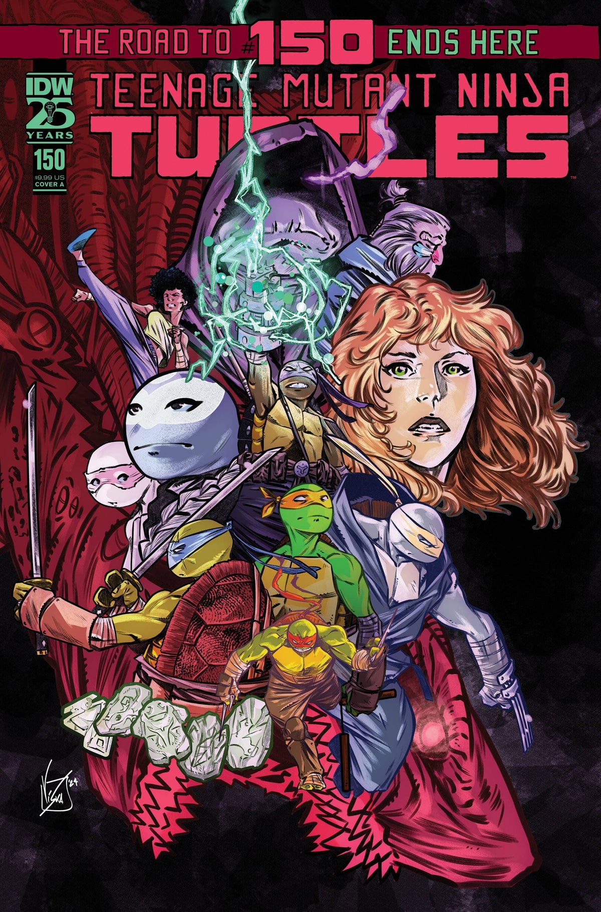 IDW-PRH Comic Books TMNT ONGOING #150 CVR A FEDERICI 82771400271315011 FEB241060