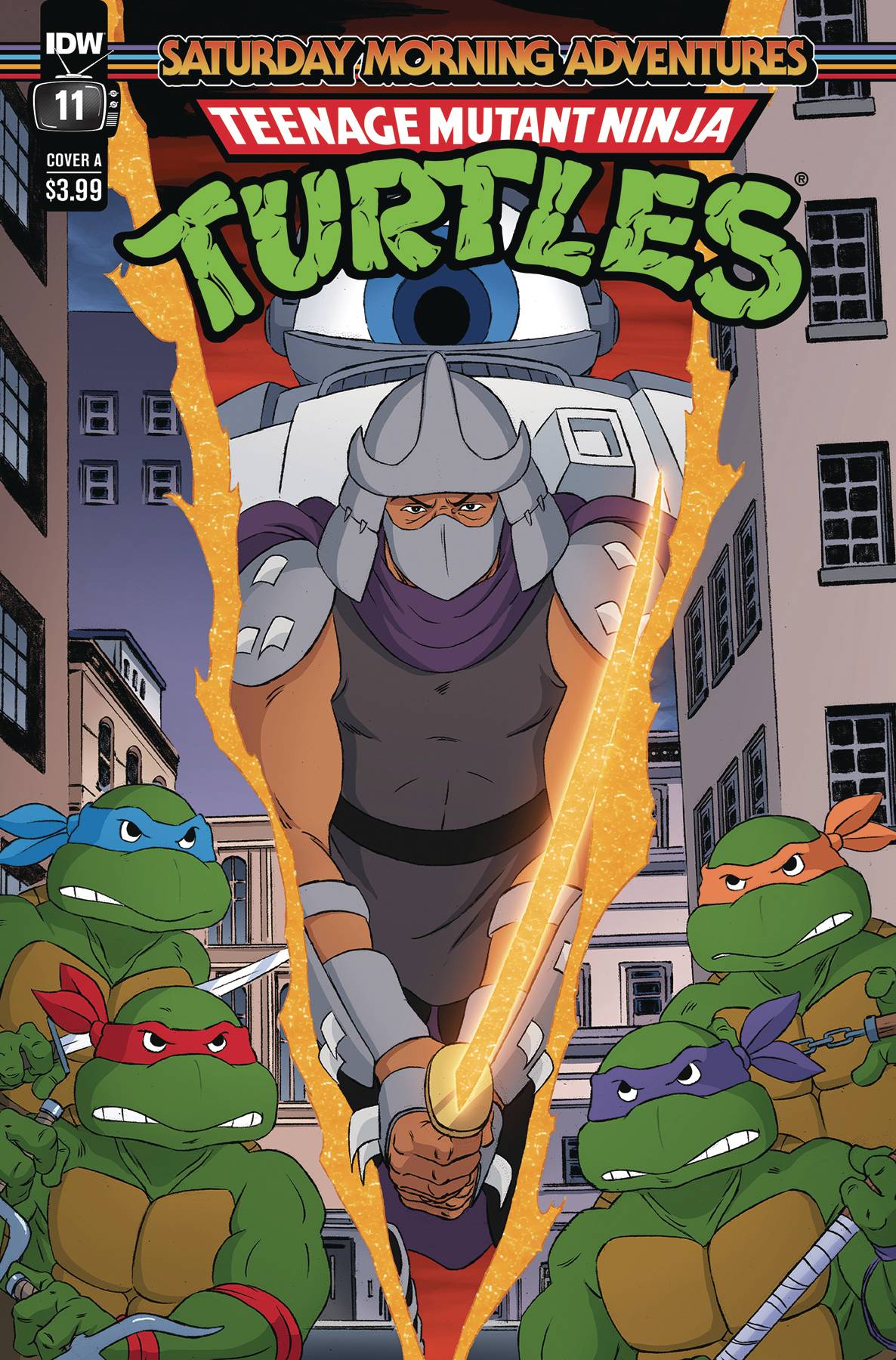 IDW-PRH Comic Books Tmnt Saturday Morning Adv 2023 #11 Cvr A Schoening 82771403150801111 DEC231065