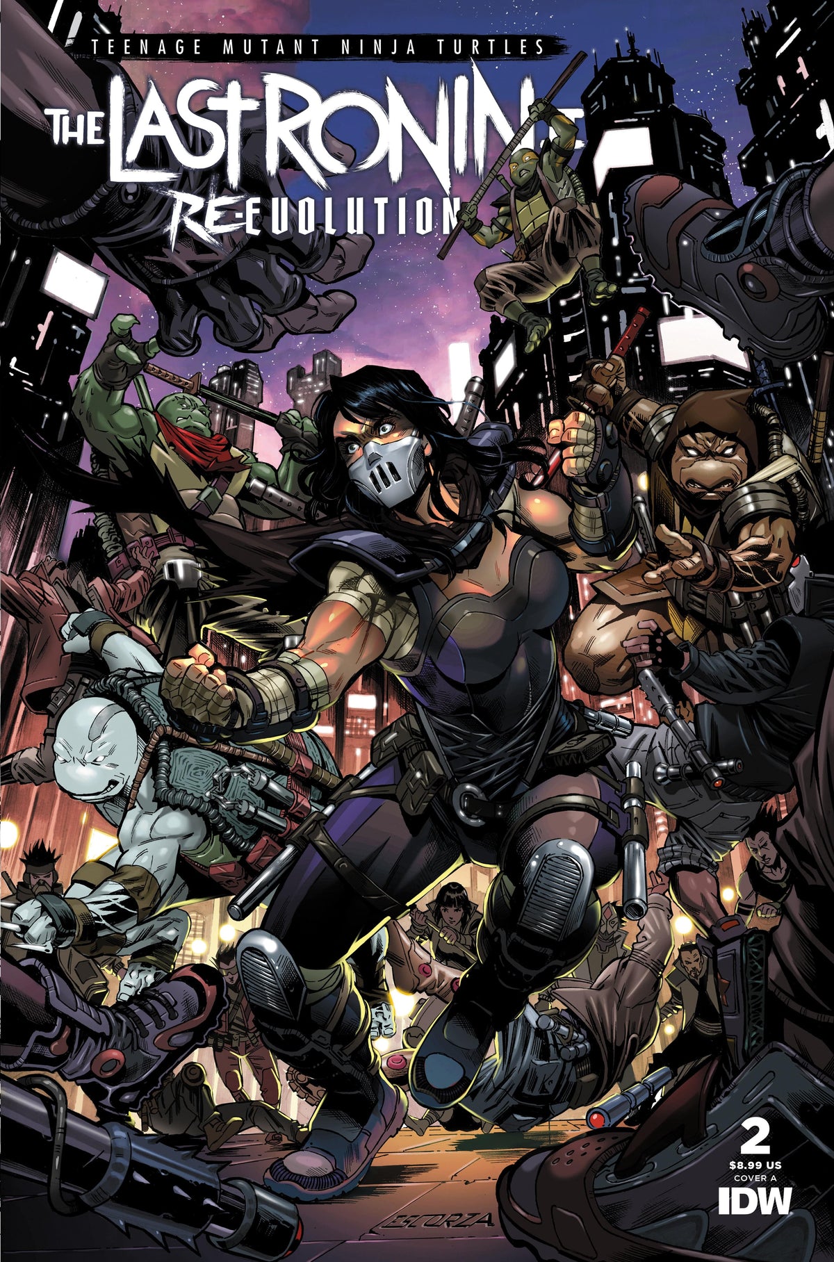 IDW-PRH Comic Books TMNT THE LAST RONIN II RE EVOLUTION #2 CVR A ESCORZAS (MR) 82771403180500211 FEB241069