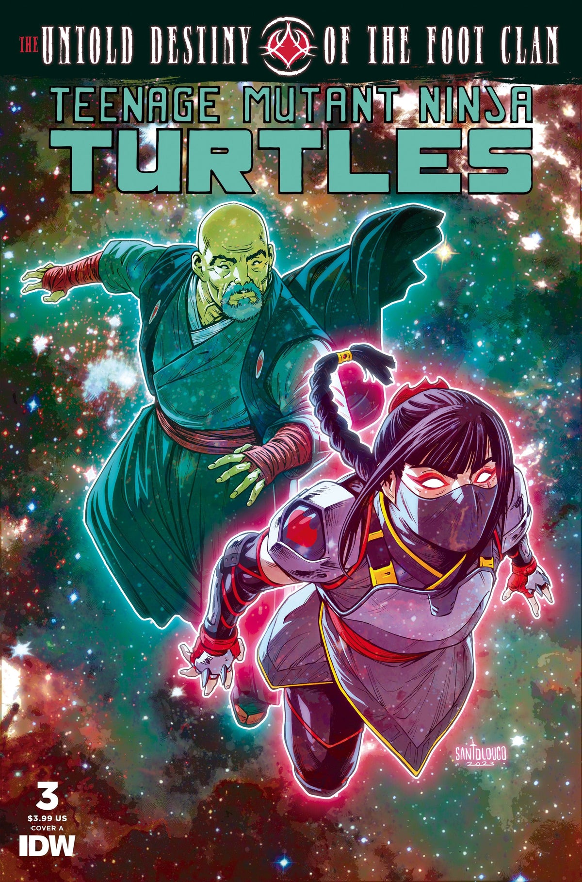 IDW-PRH Comic Books TMNT UNTOLD DESTINY OF FOOT CLAN #3 CVR A SANTOLOUCO 82771403241300311 FEB241076