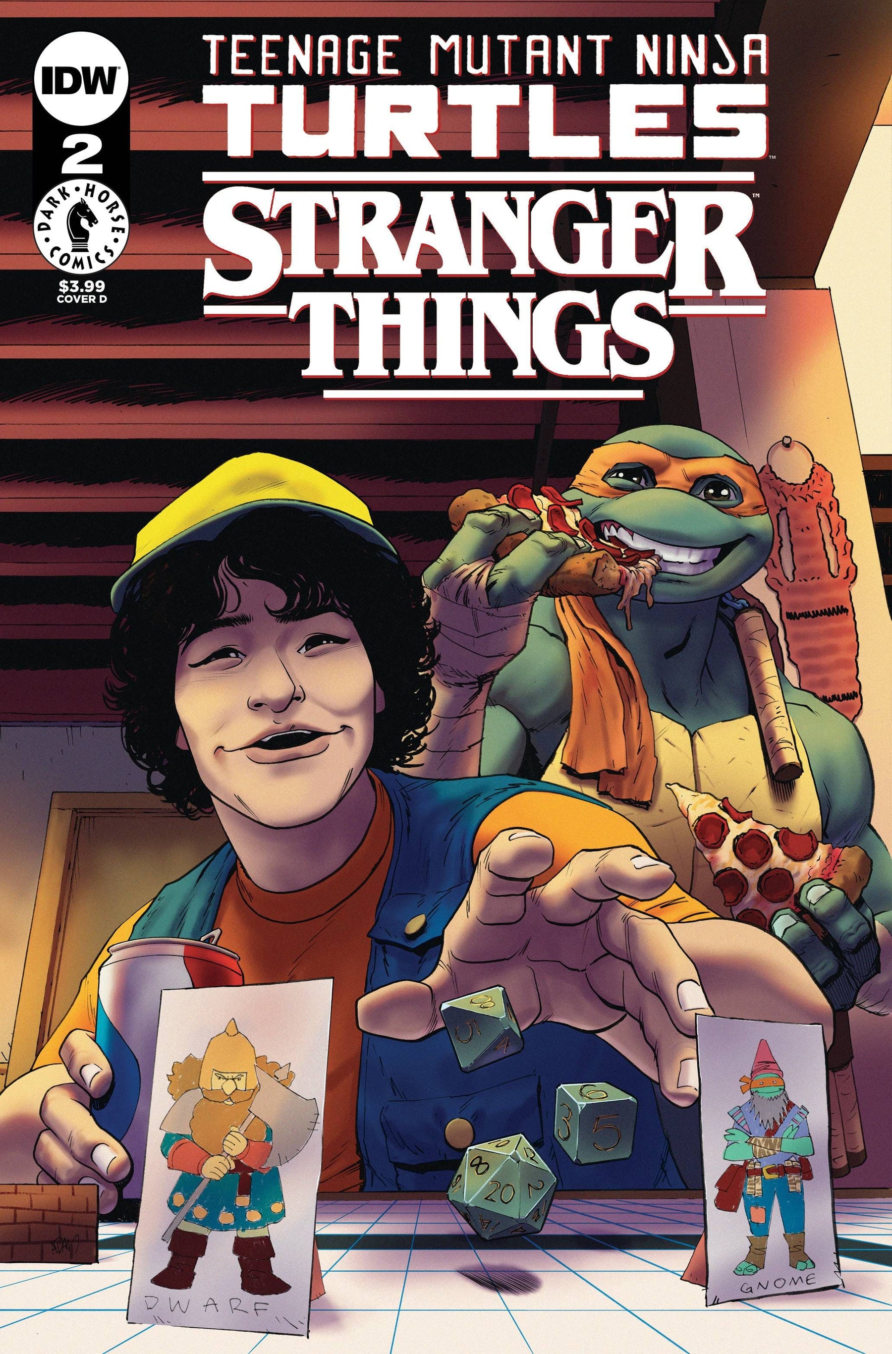 TMNT X STRANGER THINGS #2 CVR D GORHAM