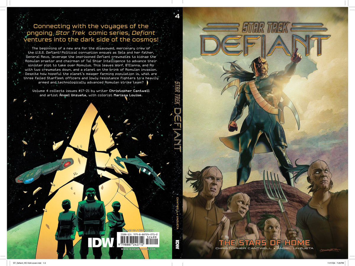 IDW-PRH Graphic Novel STAR TREK DEFIANT HC VOL 04 STARS OF HOME 9798887242712 PRH-9798887242712