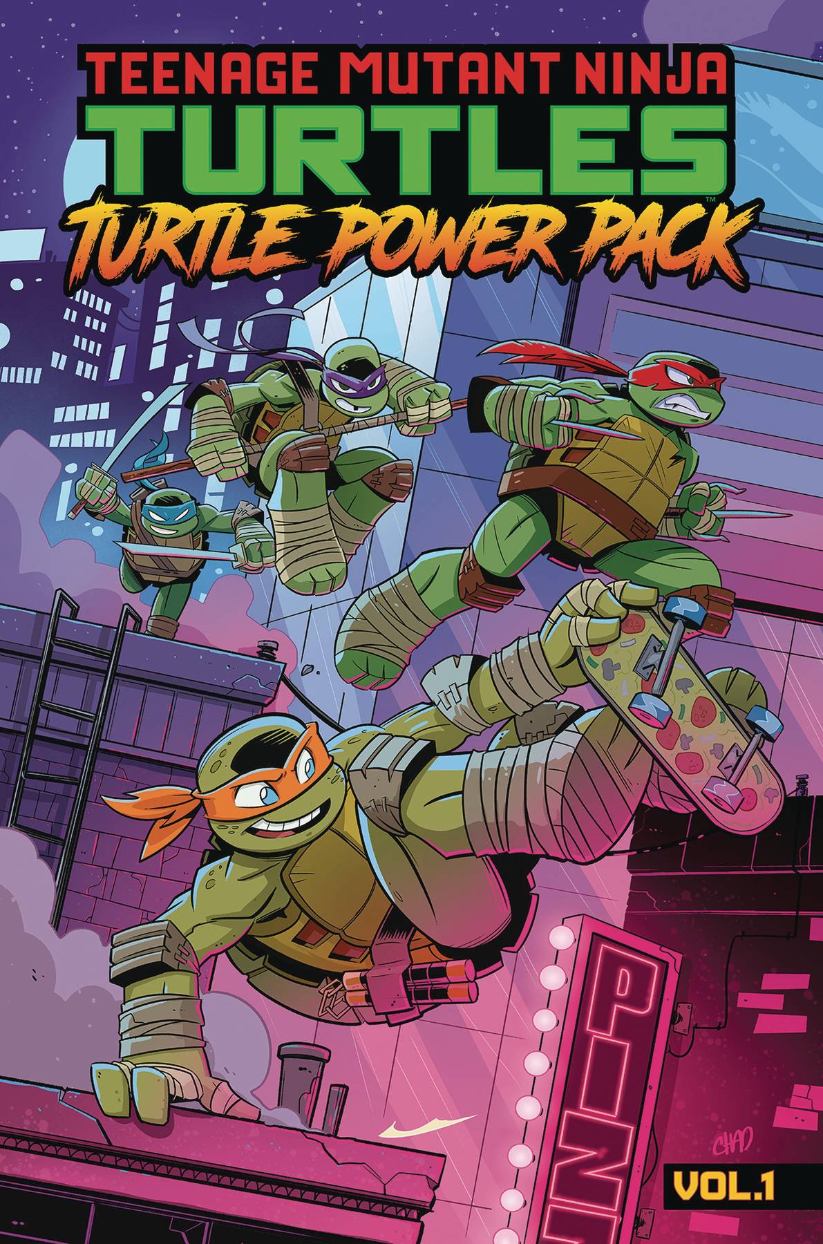 IDW-PRH Graphic Novel TMNT TURTLE POWER PACK TP VOL 01 979888724097851799 APR241159