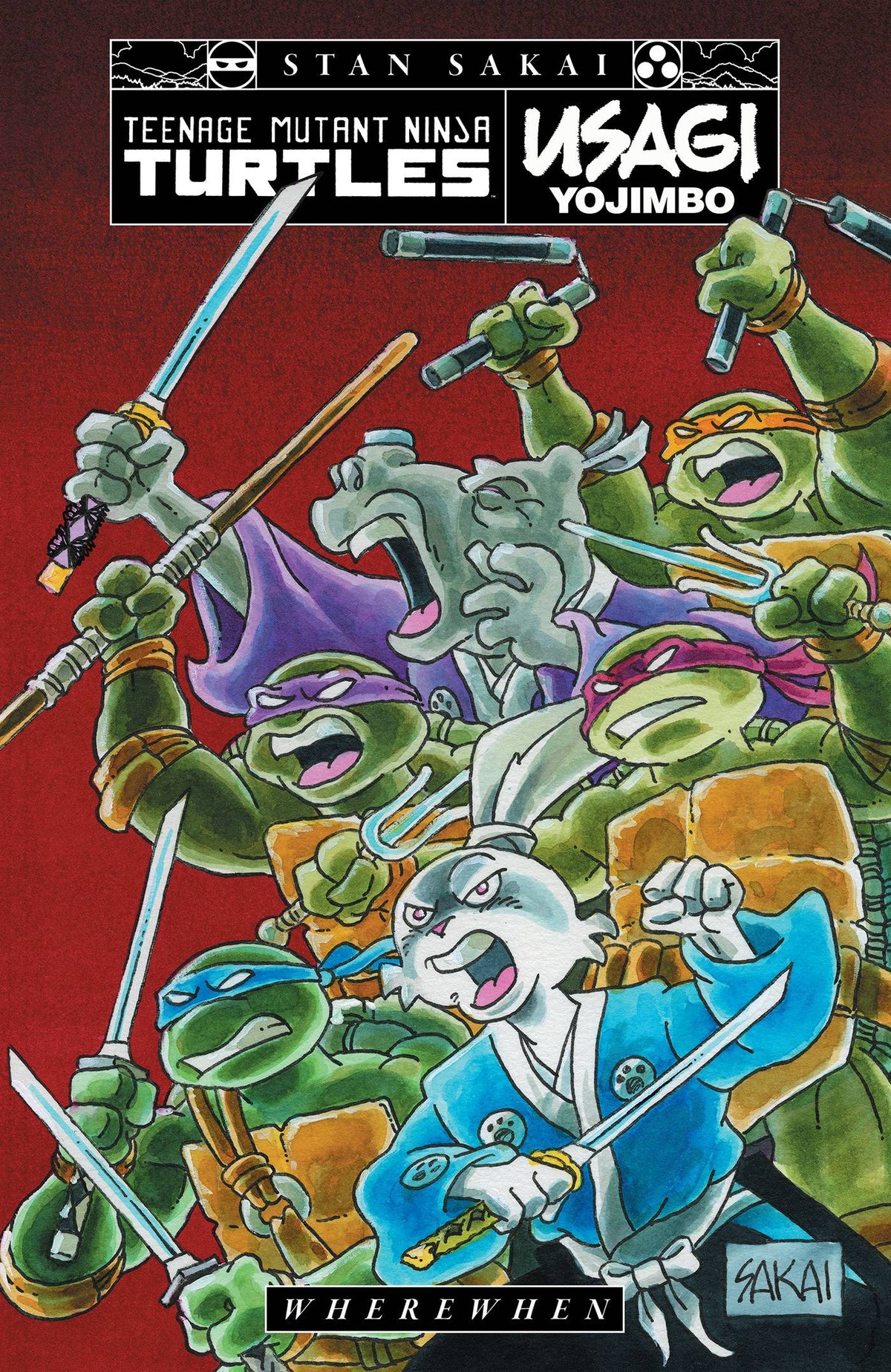 IDW-PRH Graphic Novel Tmnt Usagi Yojimbo Wherewhen TP 9798887240220 NOV231065