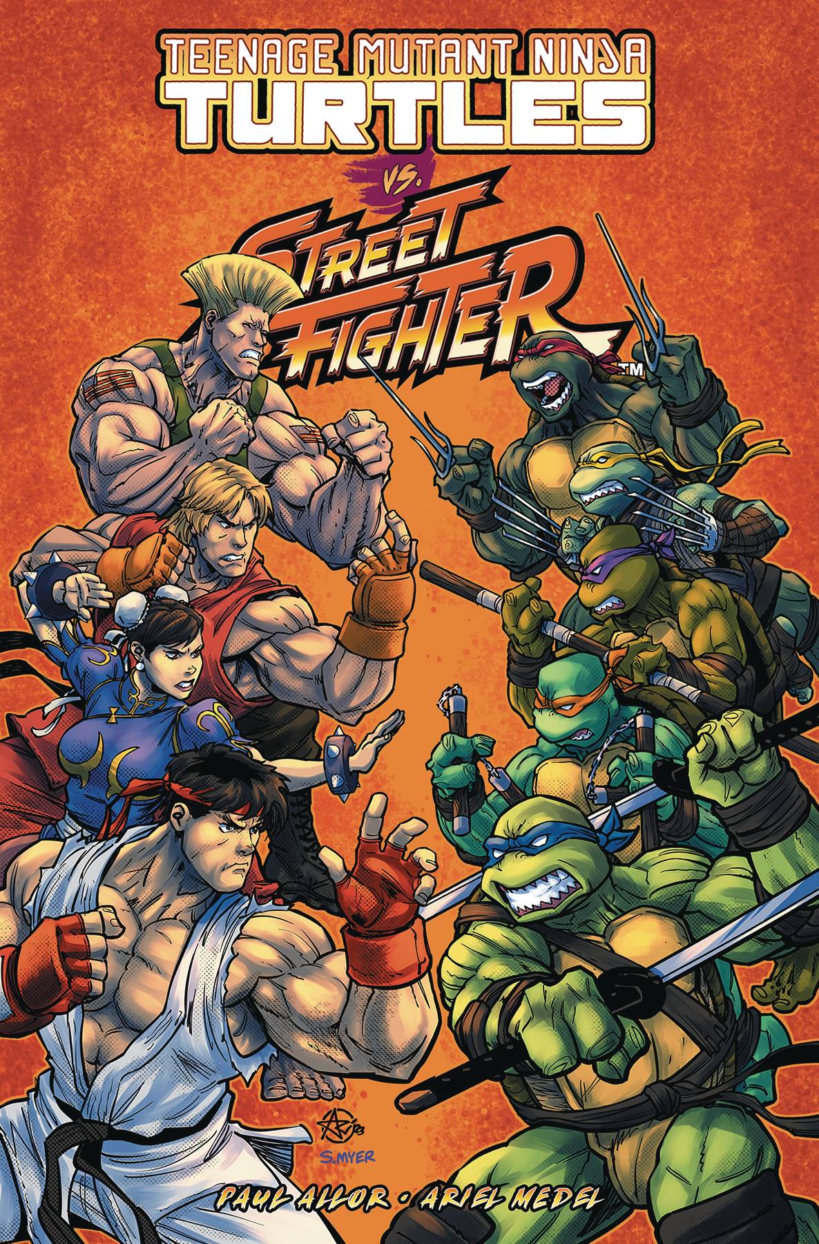 IDW-PRH Graphic Novel Tmnt Vs Street Fighter TP 9798887240770 JAN241266