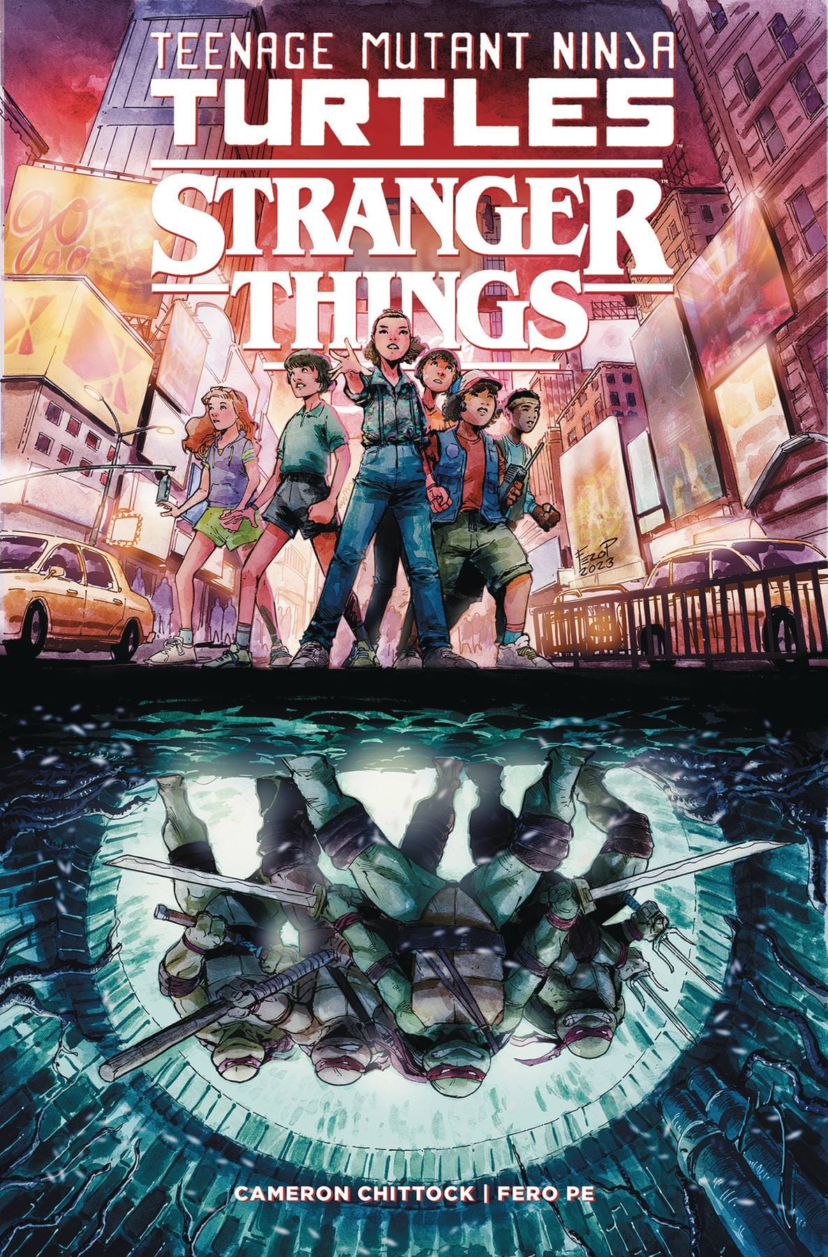 IDW-PRH Graphic Novel TMNT X STRANGER THINGS GN (MR) 979888724080051999 FEB241080