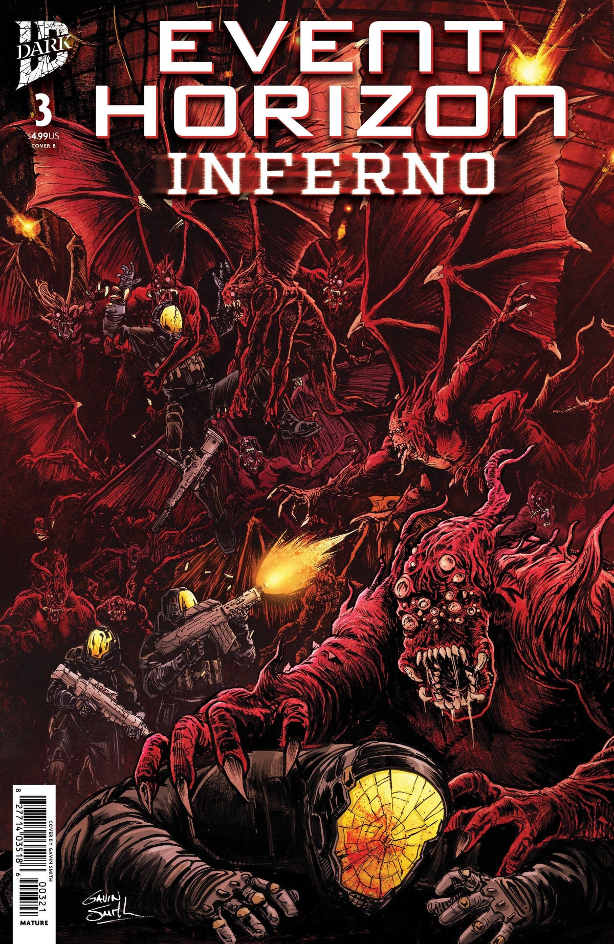 IDW Publishing Comic Books Event Horizon: Inferno #3 Variant B (Smith) 82771403518600321 PRH-82771403518600321