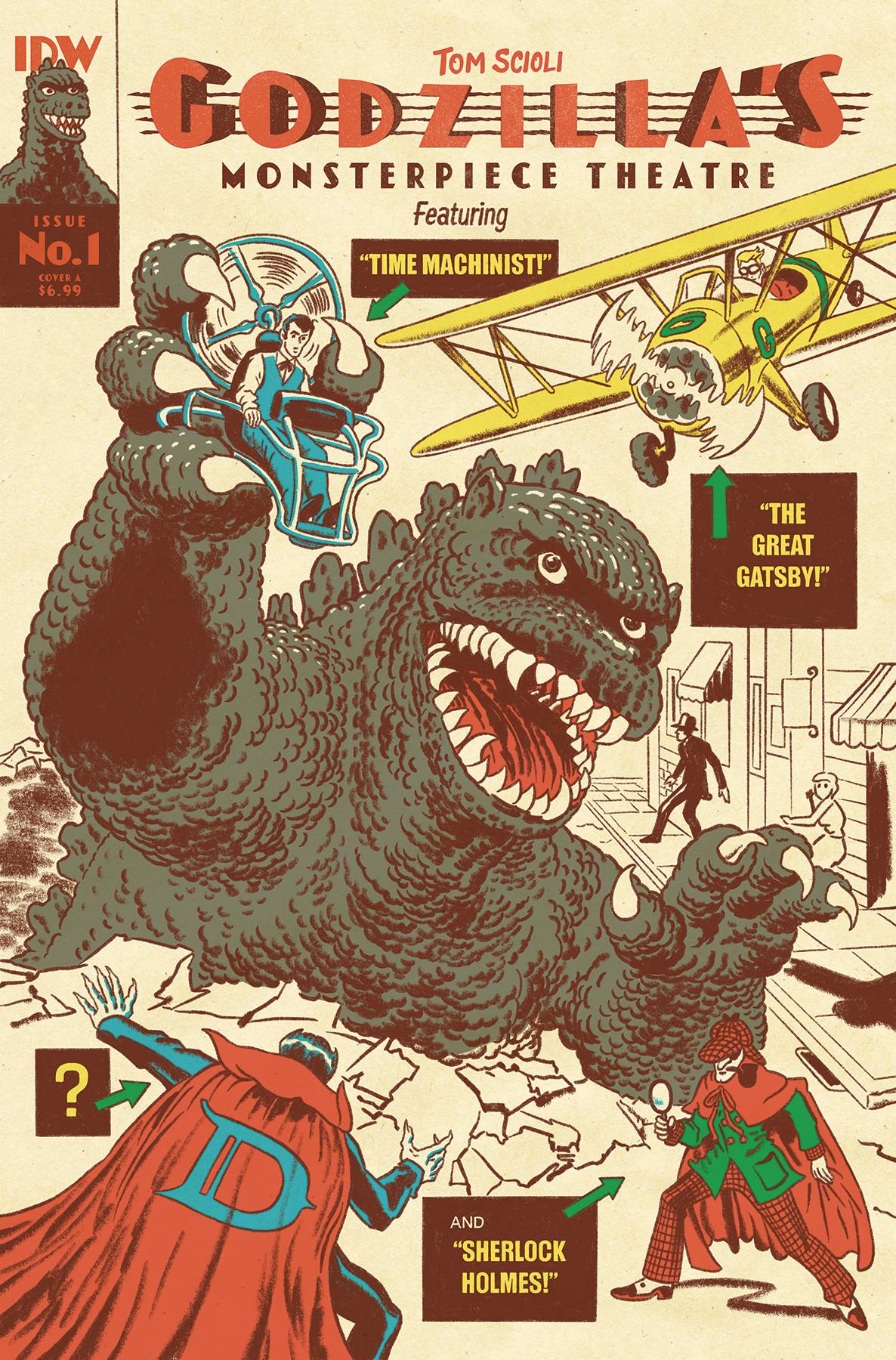 IDW Publishing Comic Books GODZILLA‚ÄÔS MONSTERPIECE THEATRE #1 COVER A (SCIOLI) 82771403352600111 PRH-82771403352600111