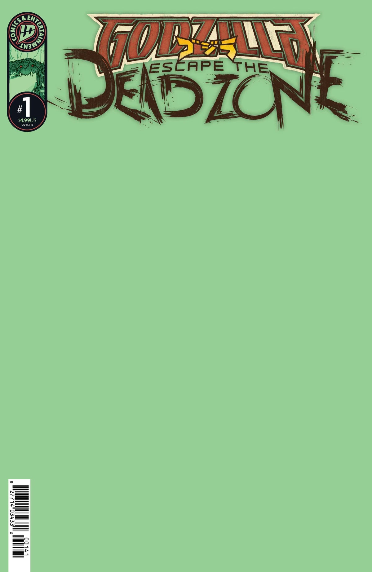 IDW Publishing Comic Books Godzilla: Escape the Deadzone [Kai-Sei Era] #1 Variant D (Sketch Variant) 82771403436300141 PRH-82771403436300141
