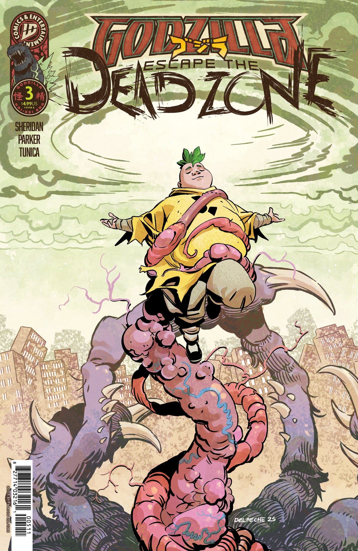 IDW Publishing Comic Books Godzilla: Escape the Deadzone [Kai-Sei Era] #3 Variant B (Delpeche) 82771403436300321 PRH-82771403436300321