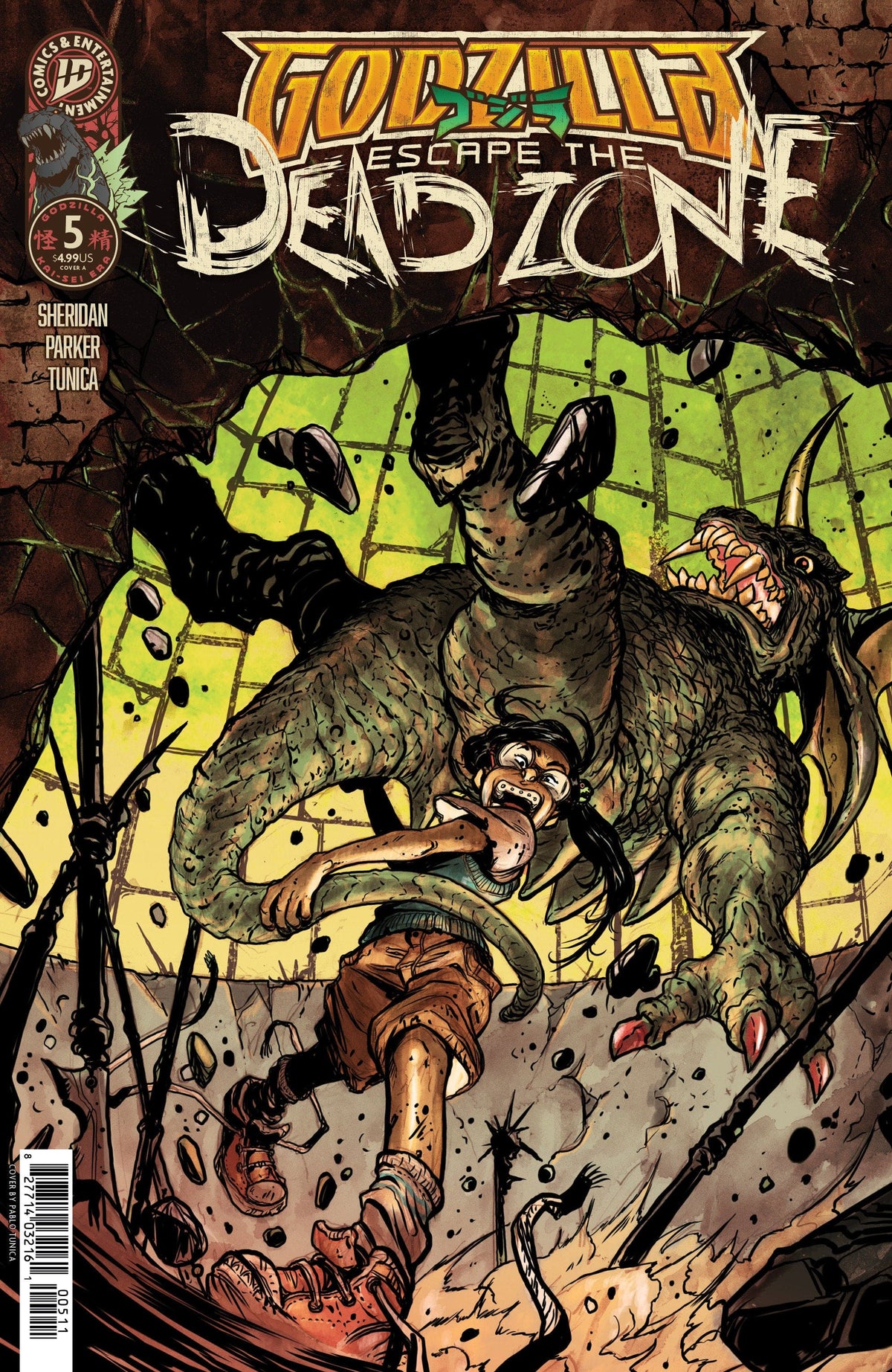 IDW Publishing Comic Books Godzilla: Escape the Deadzone [Kai-Sei Era] #5 Cover A (Tunica) 82771403436300511 PRH-82771403436300511