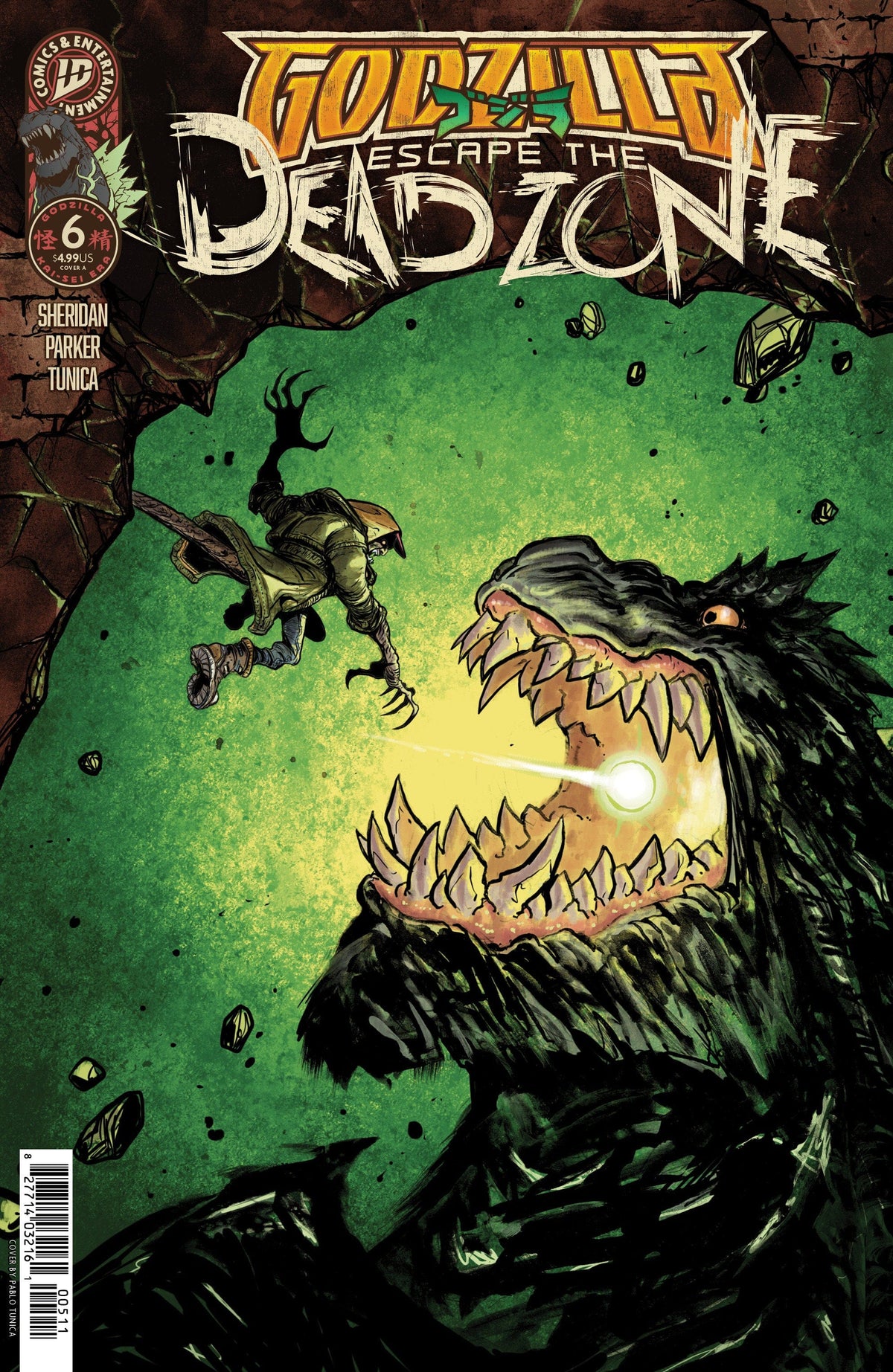 IDW Publishing Comic Books Godzilla: Escape the Deadzone [Kai-Sei Era] #6 Cover A (Tunica) 82771403436300611 PRH-82771403436300611