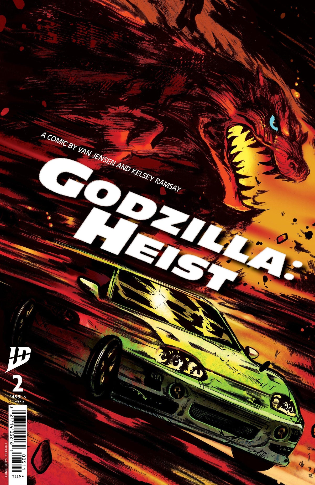 IDW Publishing Comic Books Godzilla: Heist #2 Variant B (Tunica Movie Poster Variant) 82771403361800221 PRH-82771403361800221