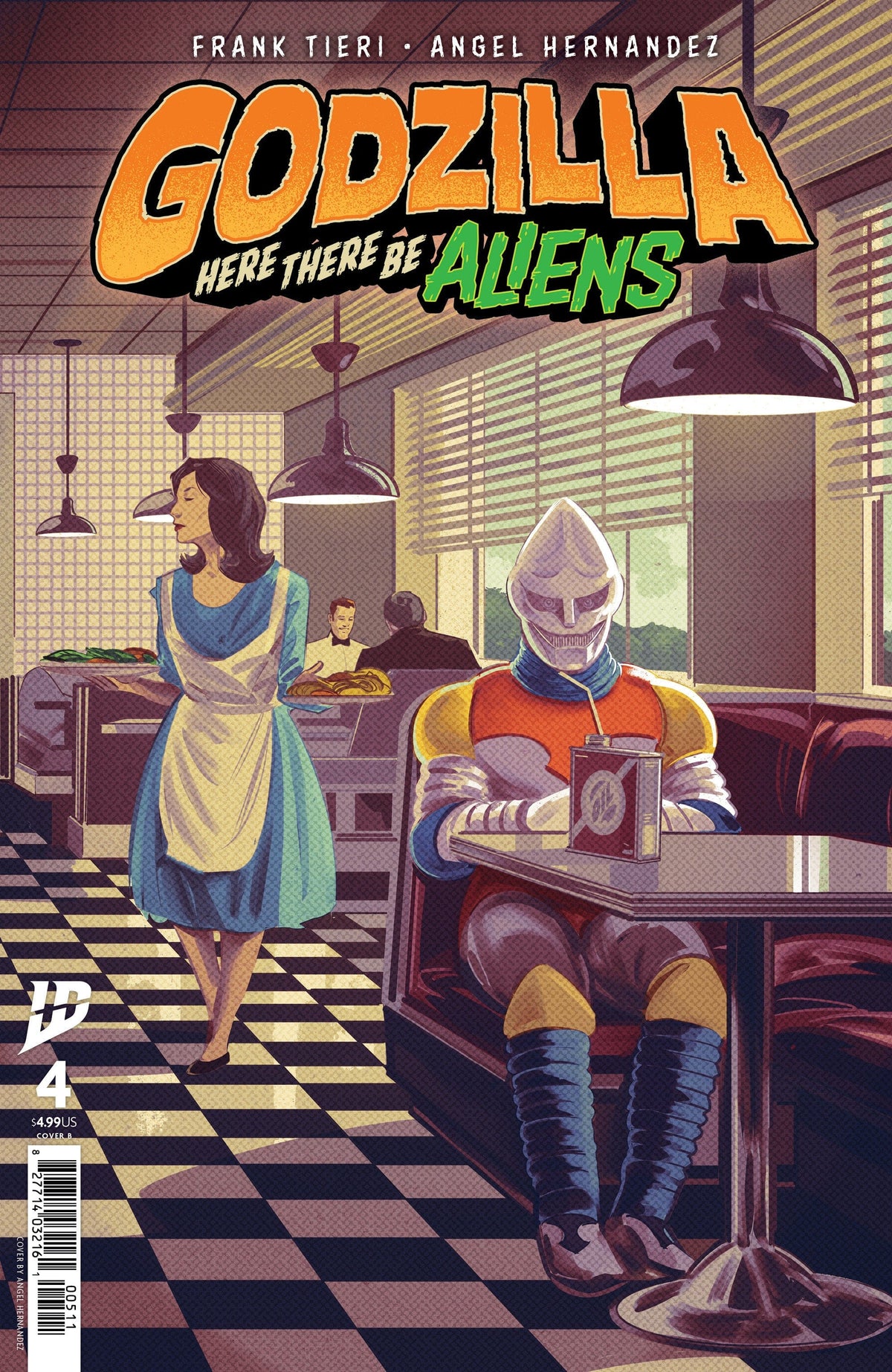 IDW Publishing Comic Books Godzilla: Here There Be Aliens #4 Variant B (Hernandez) 82771403419600421 PRH-82771403419600421