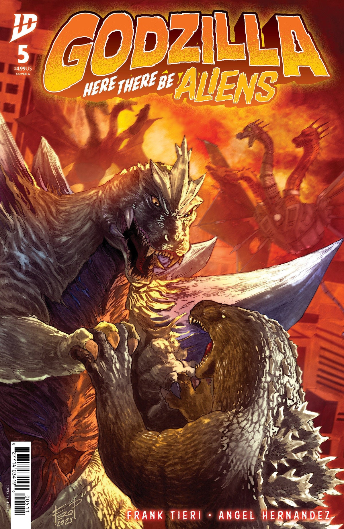 IDW Publishing Comic Books Godzilla: Here There Be Aliens #5 Cover A (Pe) 82771403419600511 PRH-82771403419600511