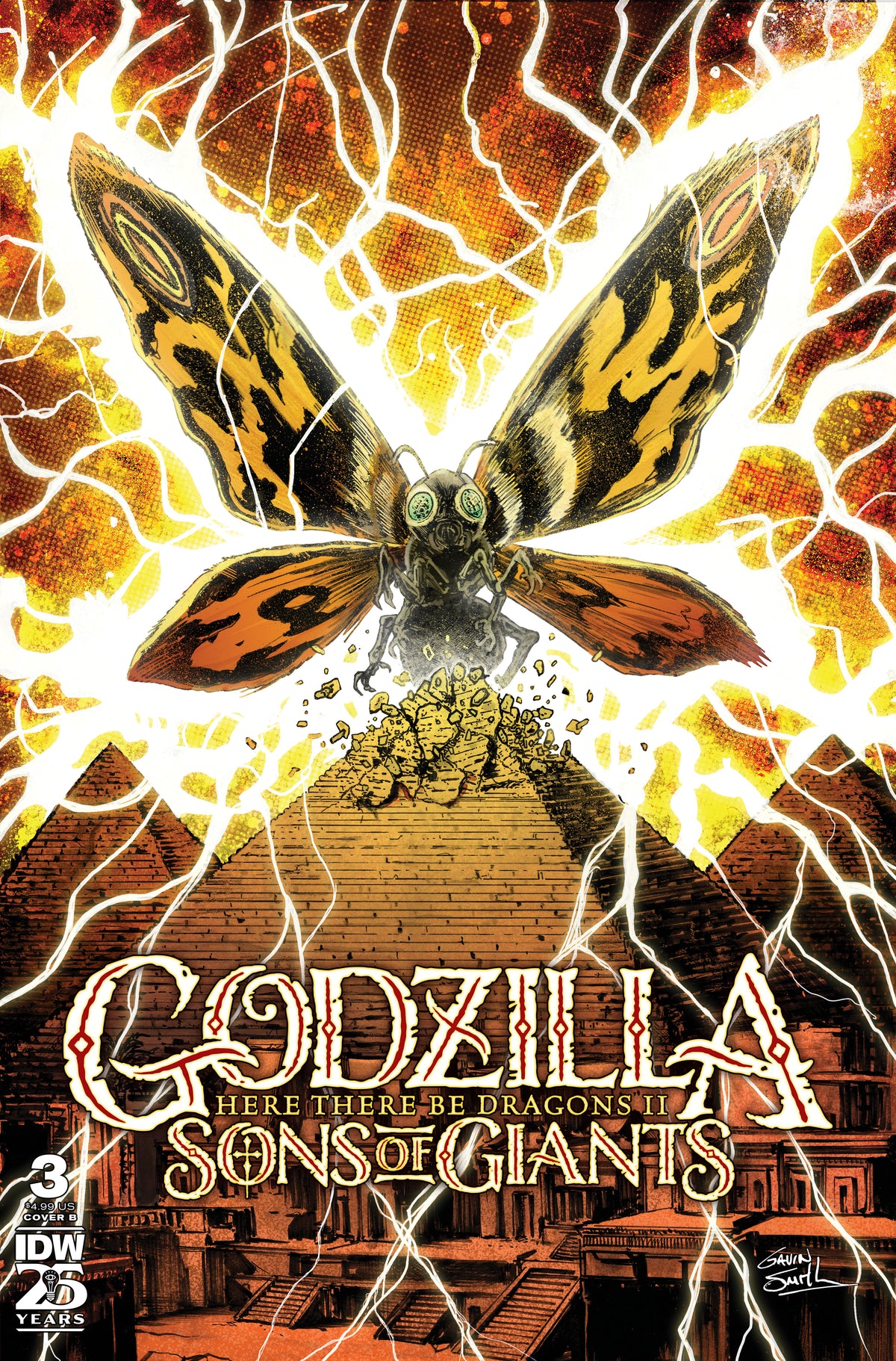 IDW Publishing Comic Books Godzilla: Here There Be Dragons II--Sons of Giants #3 Variant B (Smith) 82771403305200321 PRH-82771403305200321