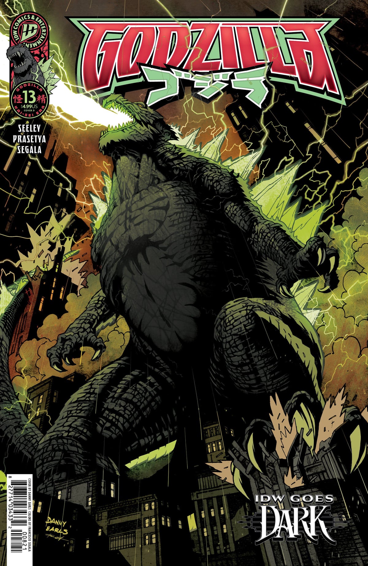IDW Publishing Comic Books Godzilla [Kai-Sei Era] #13 Variant D (Earls IDW Goes Dark Variant) (Release Date: 10/07/2026) 82771403433201351 PRH-82771403433201351