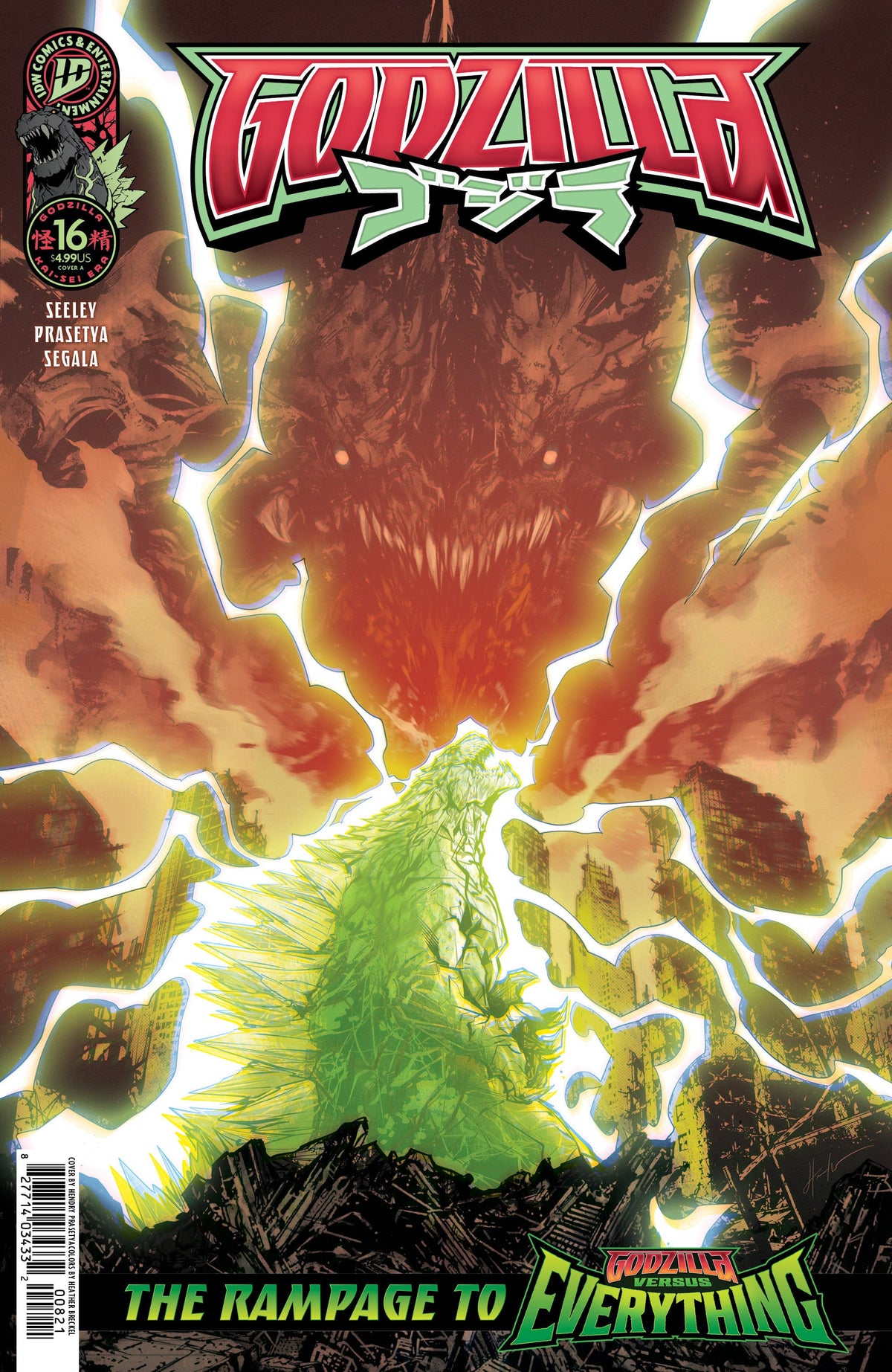 IDW Publishing Comic Books Godzilla [Kai-Sei Era] #16 Cover A (Prasetya) (Release Date: 01/06/2027) 82771403433201611 PRH-82771403433201611