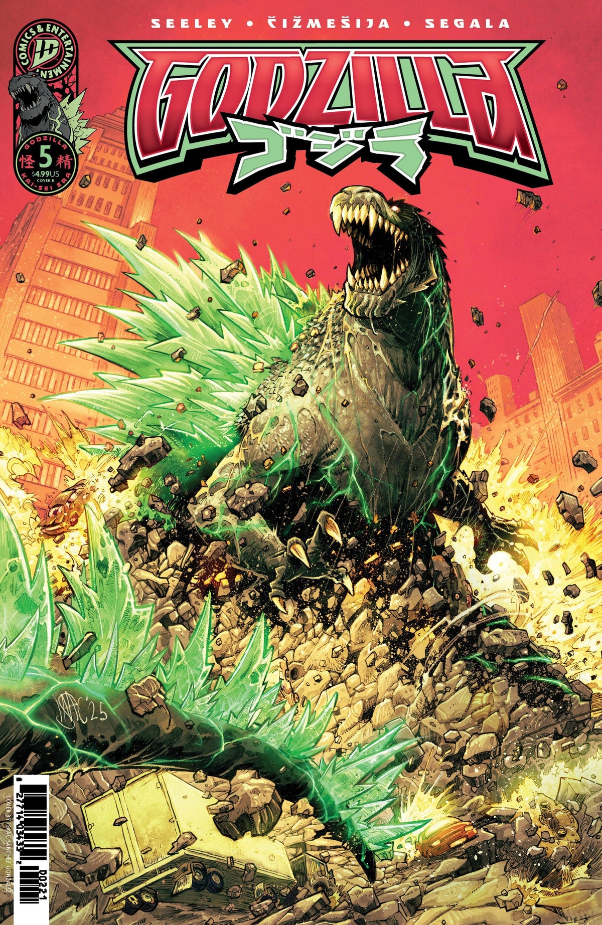 IDW Publishing Comic Books Godzilla [Kai-Sei Era] #5 Variant B (Gonz√°lez) 82771403433200521 PRH-82771403433200521