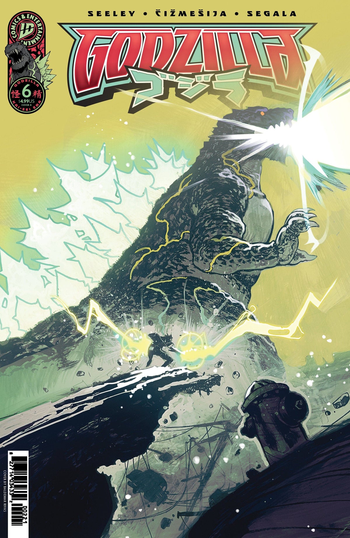 IDW Publishing Comic Books Godzilla [Kai-Sei Era] #6 Variant B (Rivas) 82771403433200621 PRH-82771403433200621