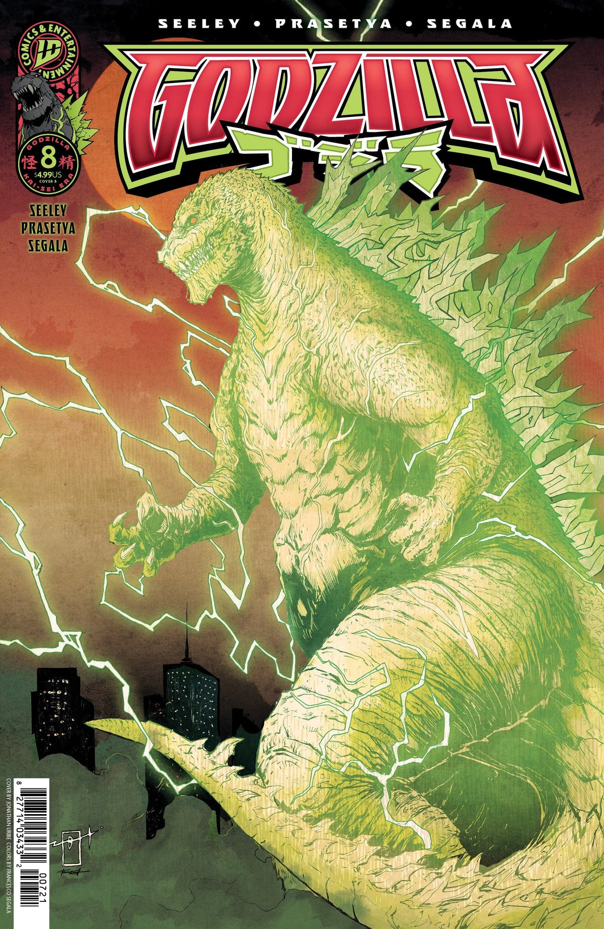 IDW Publishing Comic Books Godzilla [Kai-Sei Era] #8 Variant B (Uribe) 82771403433200821 PRH-82771403433200821