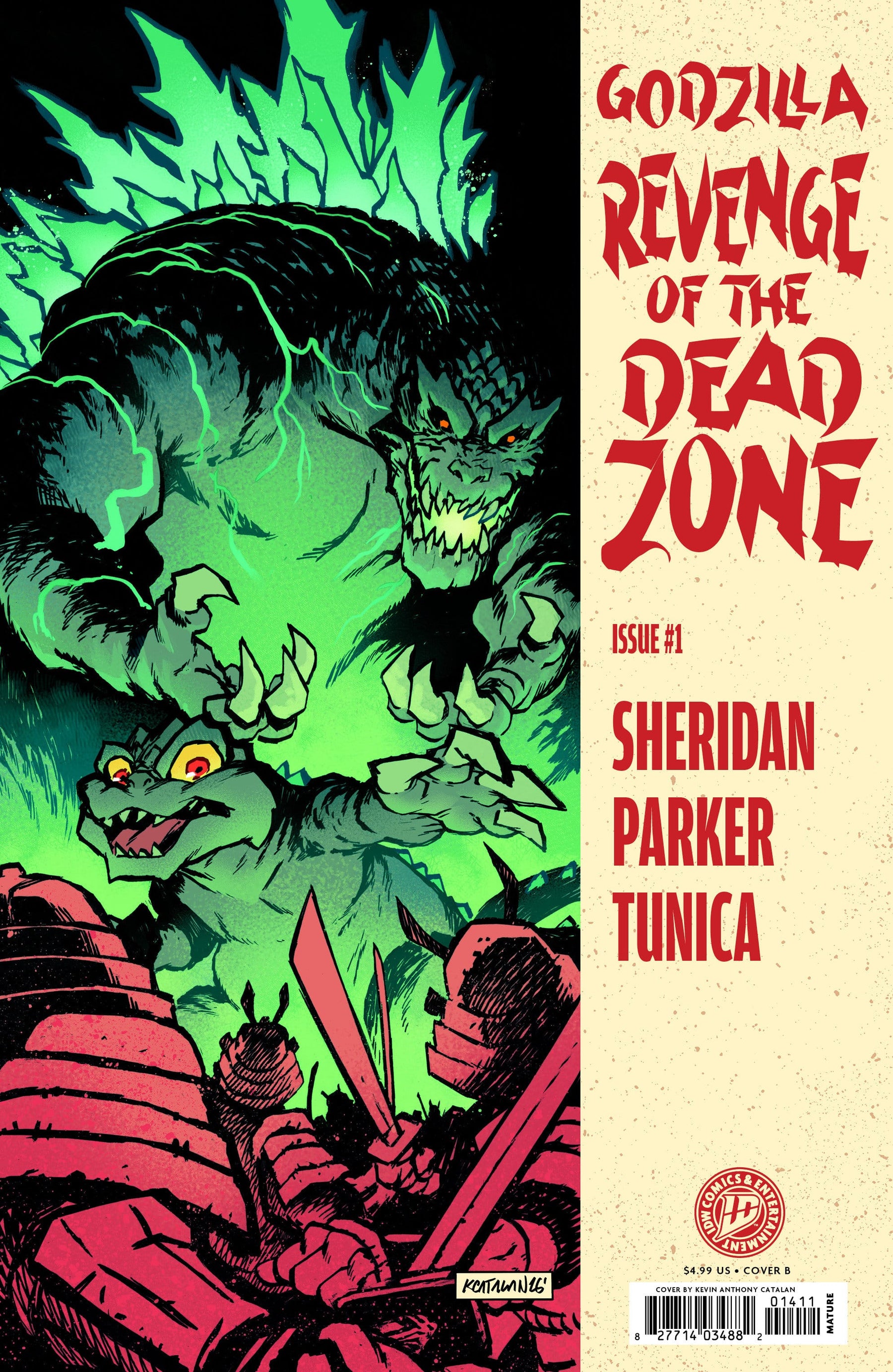 Godzilla: Revenge of the Deadzone [Kai-Sei Era] #1 Variant B (Catalan Homage Cover) (Release Date: 10/28/2026)