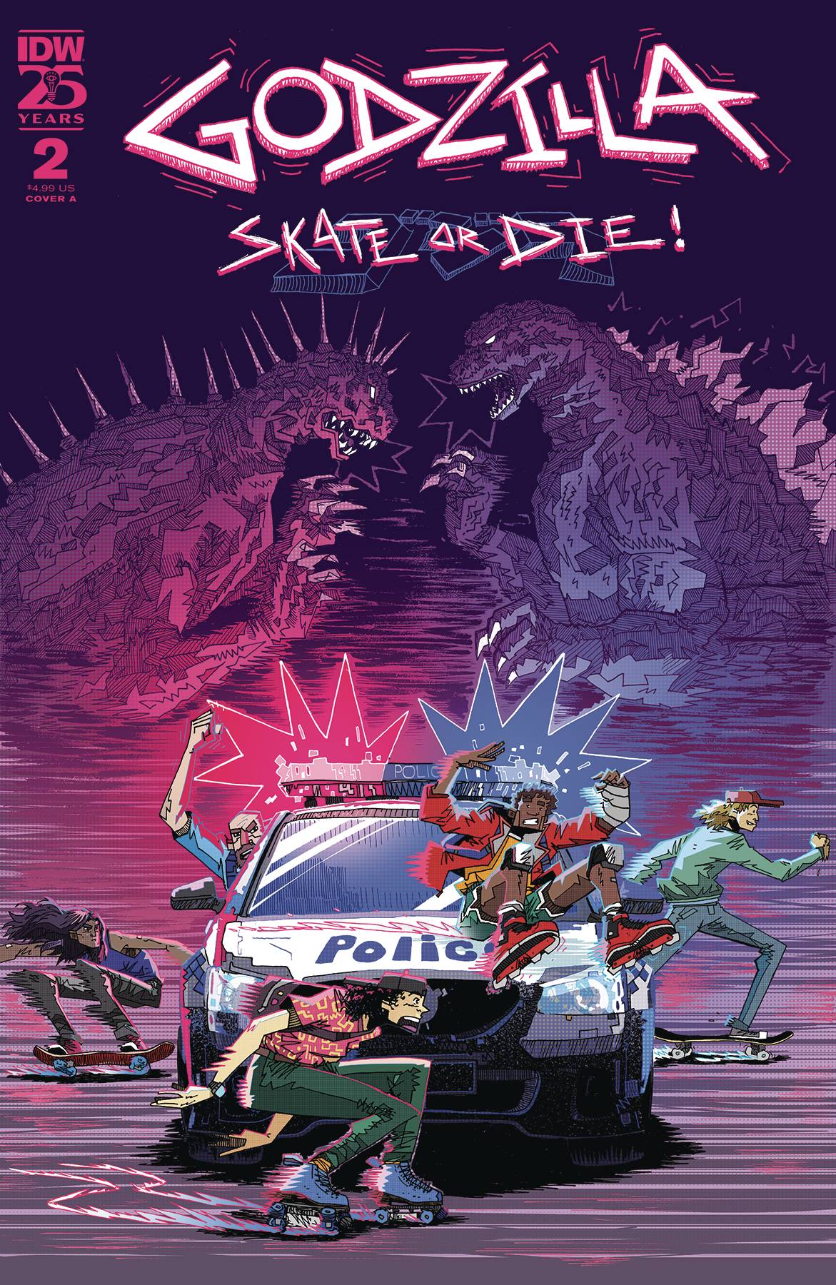 IDW Publishing Comic Books Godzilla: Skate or Die #2 Cover A (Joyce) 82771403304500211 PRH-82771403304500211