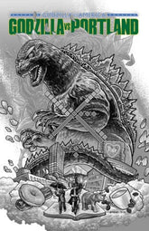 IDW Publishing Comic Books Godzilla Vs. America: Portland Cover A (Dewey) (2nd Print) 82771403509400112 PRH-82771403509400112