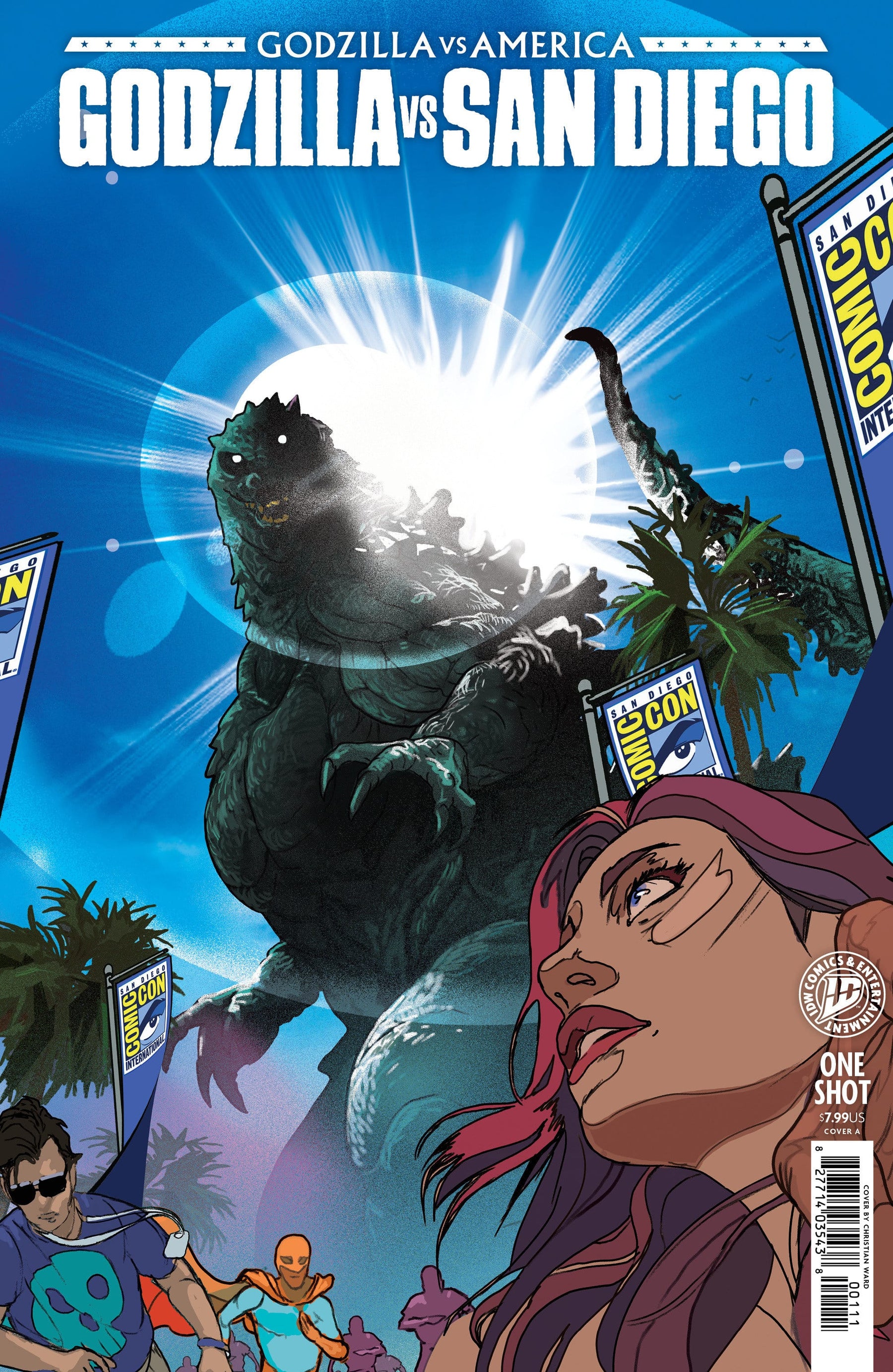 IDW Publishing Comic Books Godzilla Vs. America: San Diego Cover A (Ward) 82771403543800111 PRH-82771403543800111