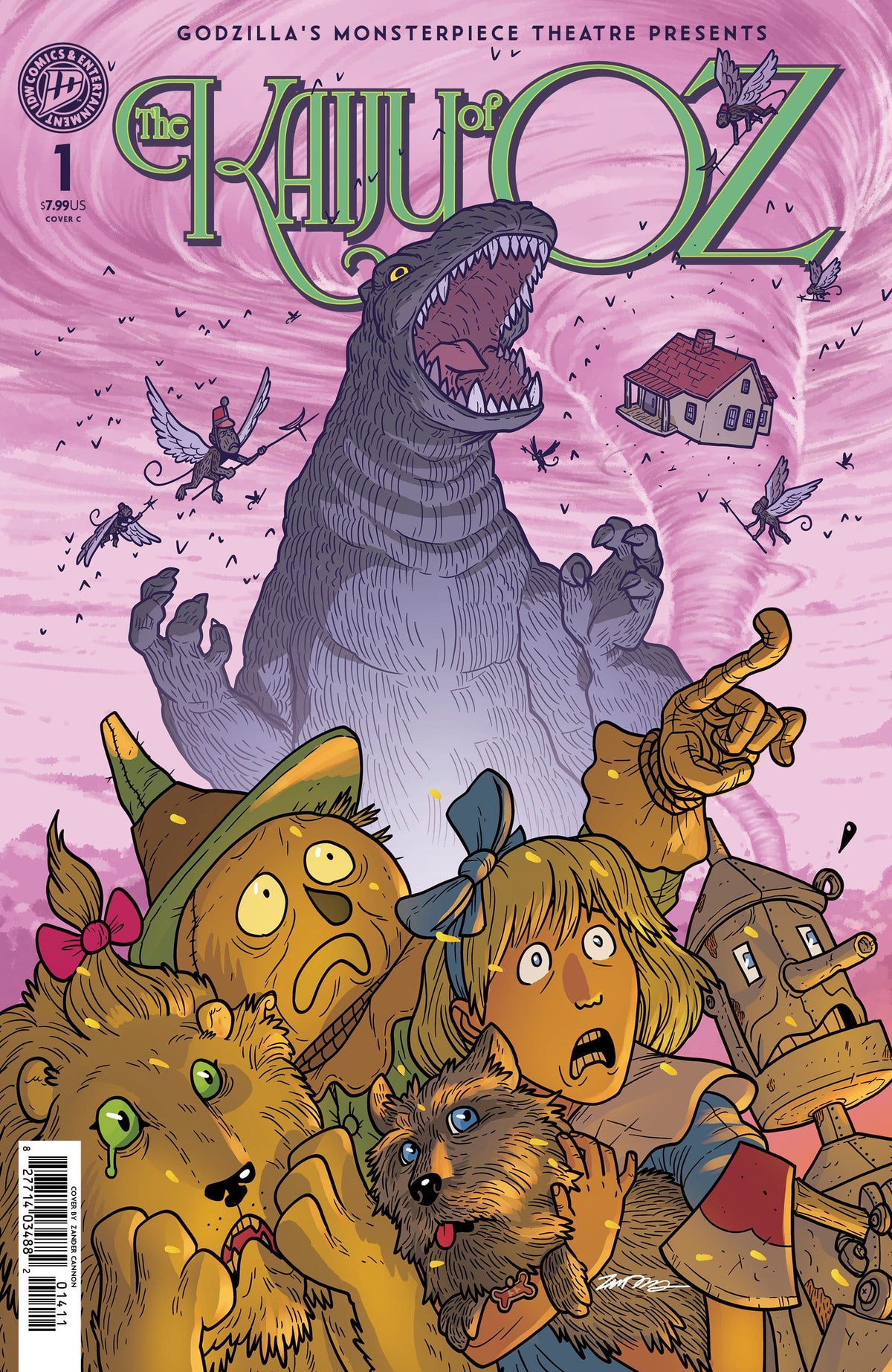 IDW Publishing Comic Books Godzillaâ€™s Monsterpiece Theatre Presents: The Kaiju of Oz Variant C (Cannon) (Release Date: 10/07/2026) 82771403587200131 PRH-82771403587200131