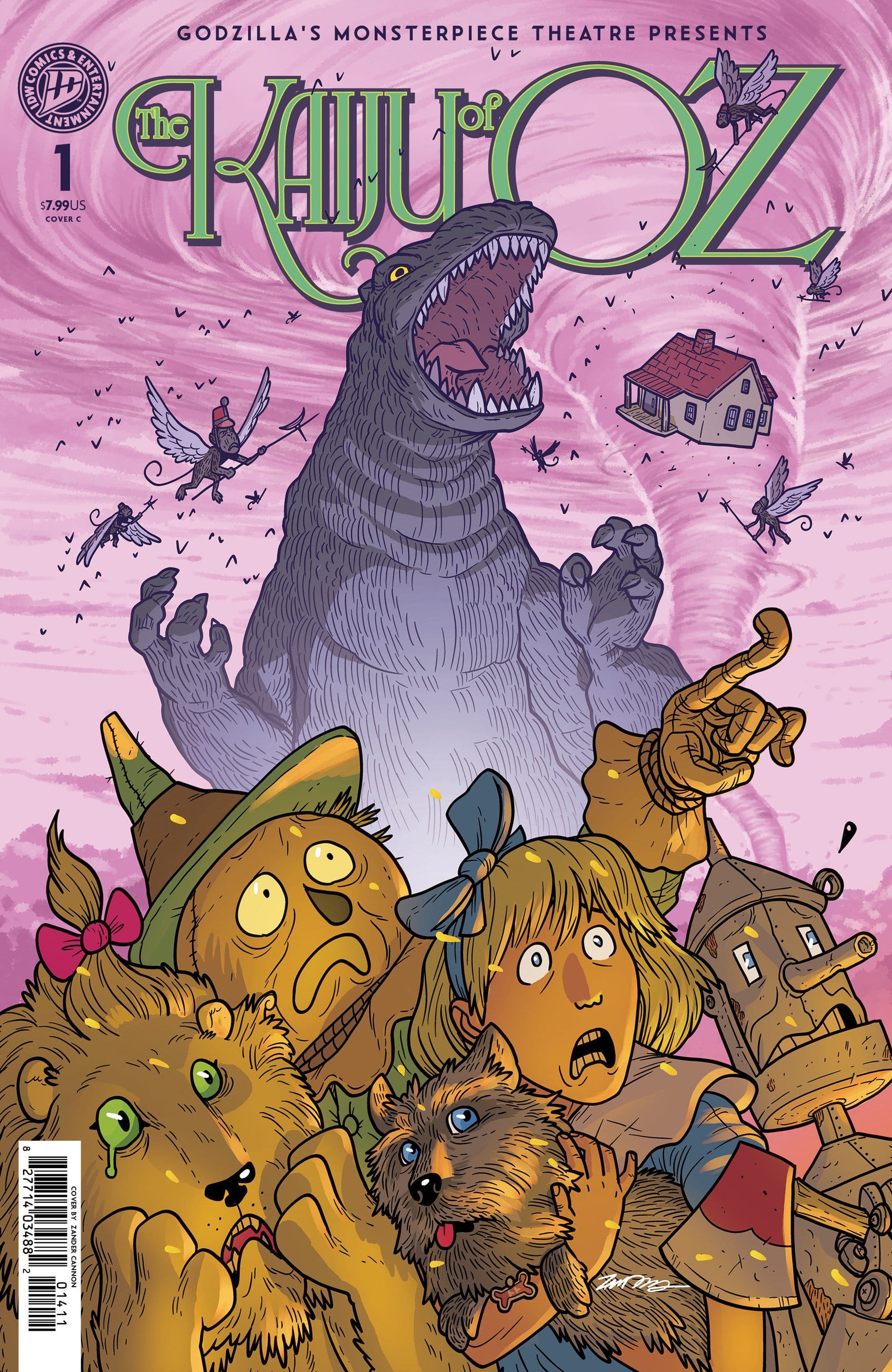 IDW Publishing Comic Books Godzillaâ€™s Monsterpiece Theatre Presents: The Kaiju of Oz Variant C (Cannon) (Release Date: 10/07/2026) 82771403587200131 PRH-82771403587200131