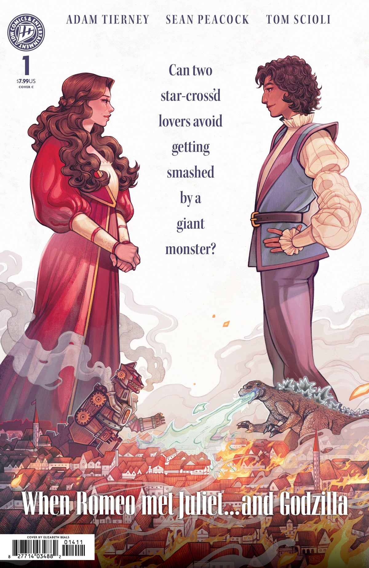 IDW Publishing Comic Books Godzillas Monsterpiece Theatre Presents: Romeo & Juliet & Godzilla Variant C (Beals Movie Homage Cover) 82771403519300141 PRH-82771403519300141