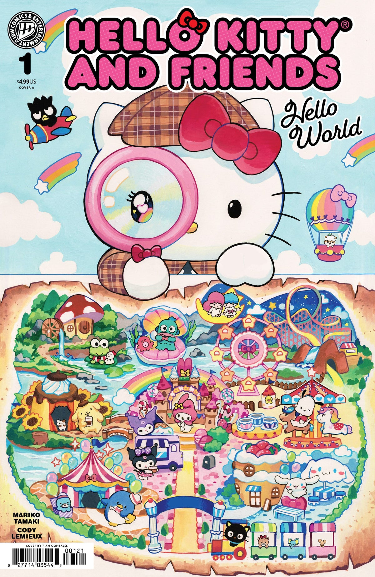 IDW Publishing Comic Books Hello Kitty and Friends: Hello World! #1 Variant B (Gonzales) 82771403544500121 PRH-82771403544500121