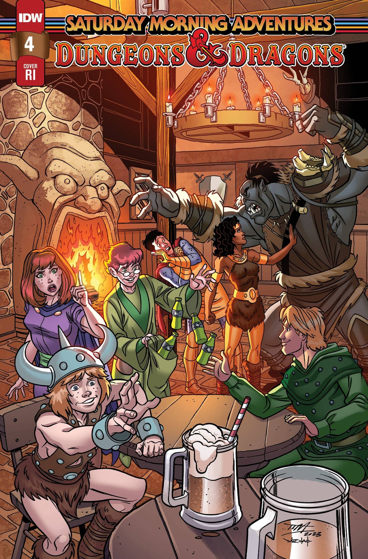 IDW Publishing Comic Books > Incentives DUNGEONS & DRAGONS SATURDAY MORNING ADV #4 CVR C 1:10 INCV VAR INC 82771403067900431 APR231553