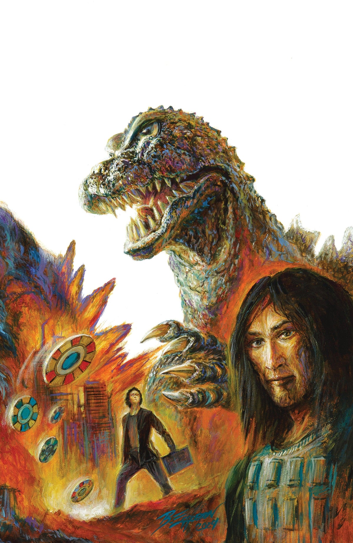 IDW Publishing Comic Books > Incentives Godzilla: Heist #1 1:25 INCV Variant RI (Eggleton Full Art) 82771403361800131 PRH-82771403361800131