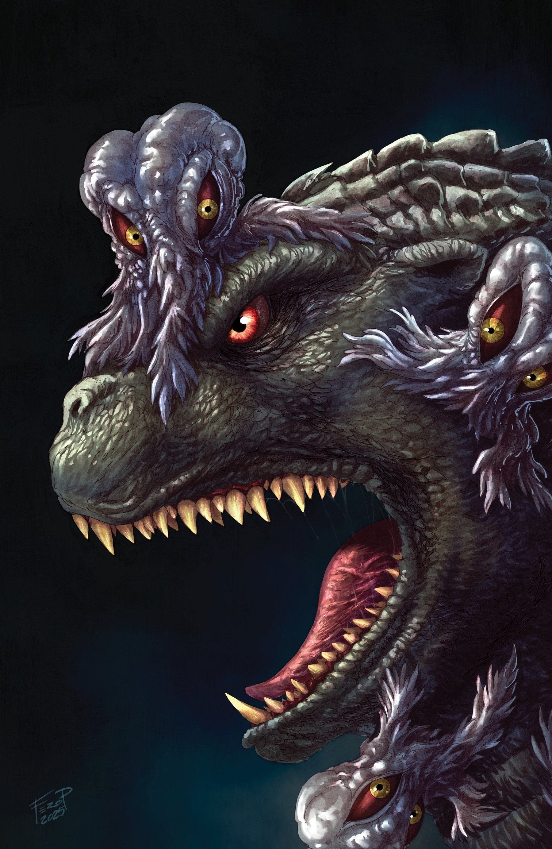Godzilla: Here There Be Aliens #2 1:25 INCV Variant (Pe Full Art)