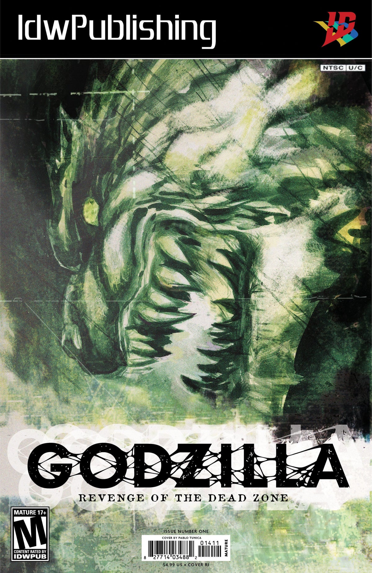 IDW Publishing Comic Books > Incentives Godzilla: Revenge of the Deadzone [Kai-Sei Era] #1 1:10 INCV Variant RI (Tunica Videogame Homage Variant) (Release Date: 10/28/2026) 82771403598800151 PRH-82771403598800151